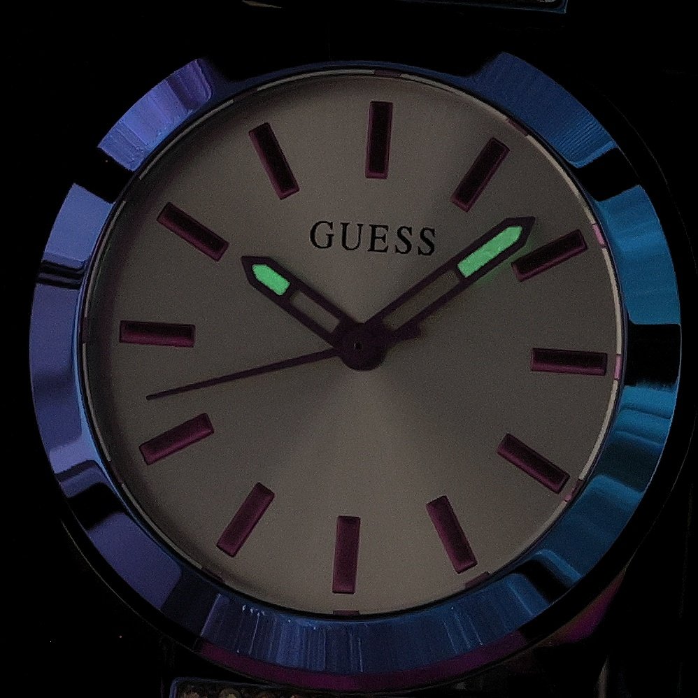 Guess GW0546L3 zegarek wielokolorowy fashion-modowy Damskie bransoleta