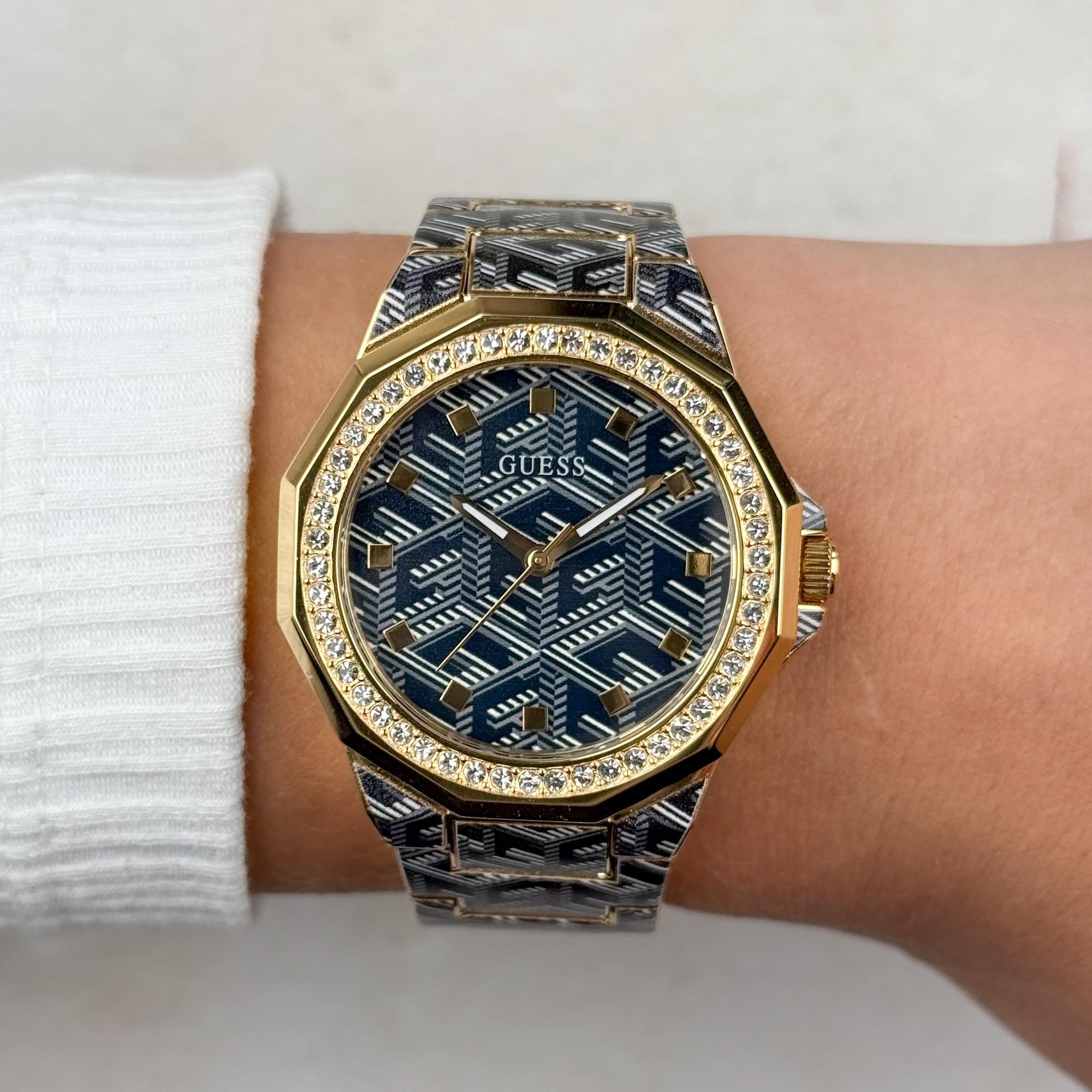 Guess GW0597L1 Misfit Bransoleta fashion-modowy zegarek złoty