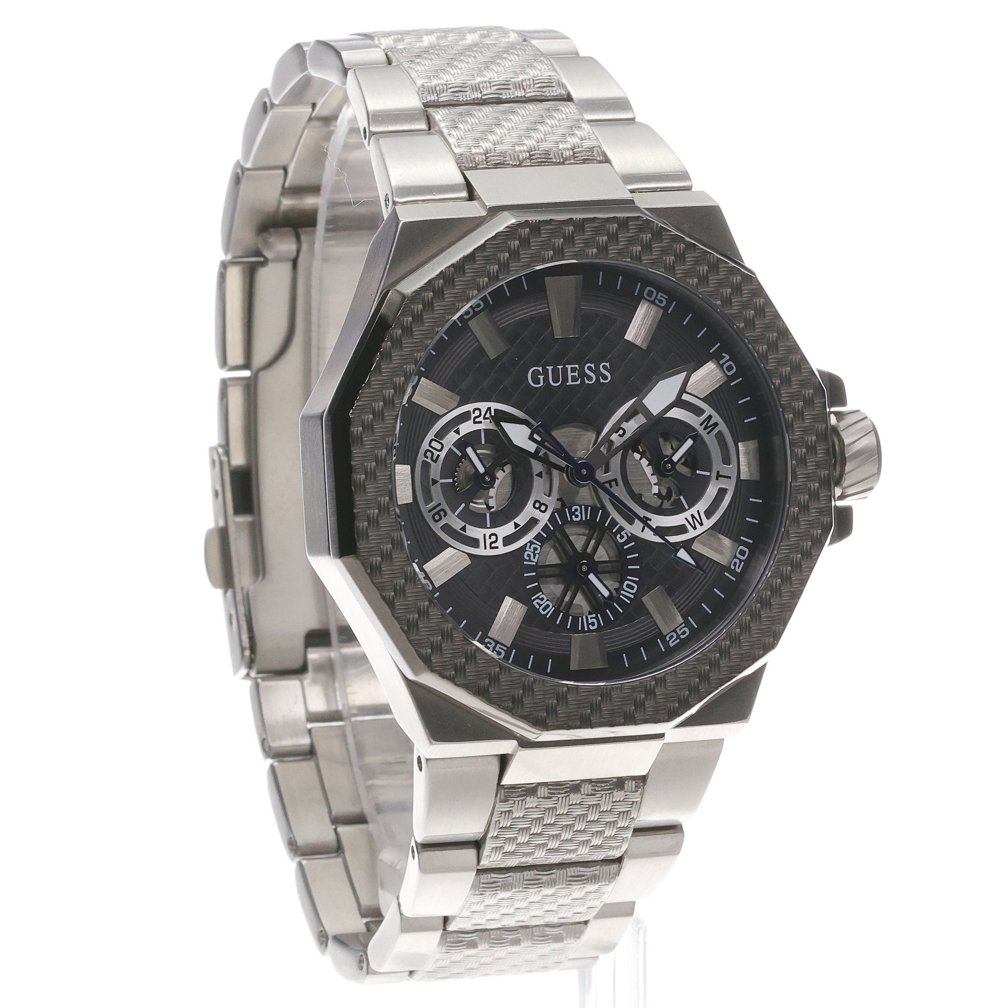 Guess GW0636G1 zegarek srebrny fashion-modowy Bransoleta bransoleta