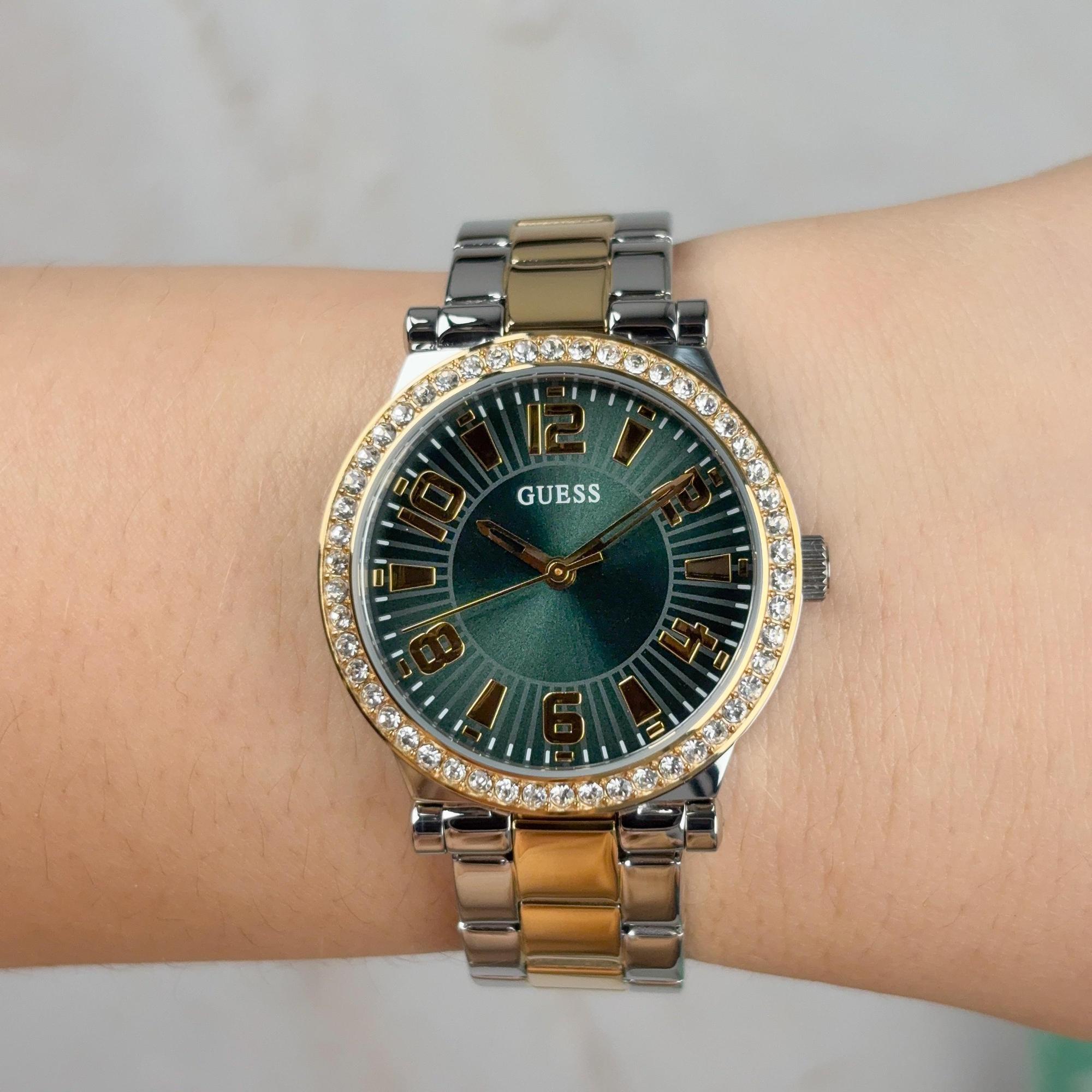 Guess GW0686L2 zegarek srebrny klasyczny Damskie bransoleta - miniatura 8