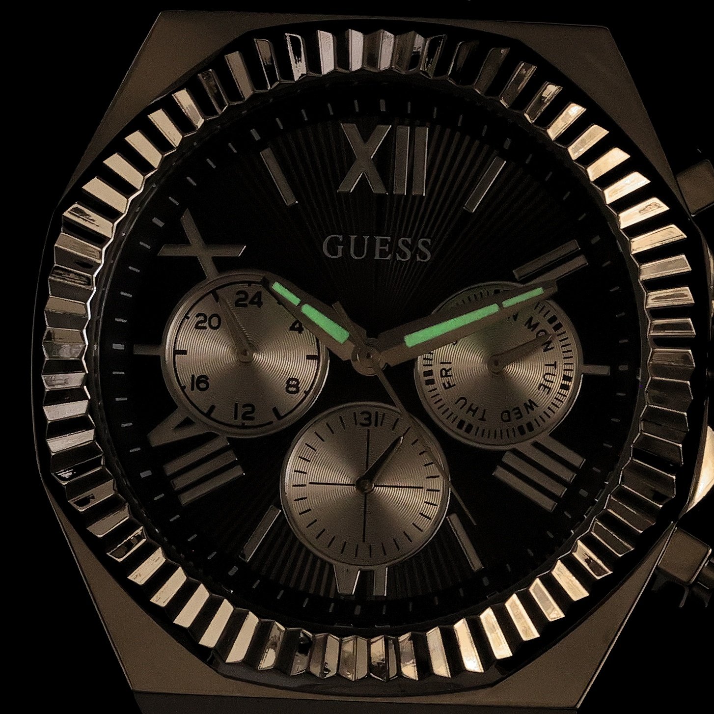 Guess GW0703G1 Męskie Equity zegarek męski fashion-modowy mineralne