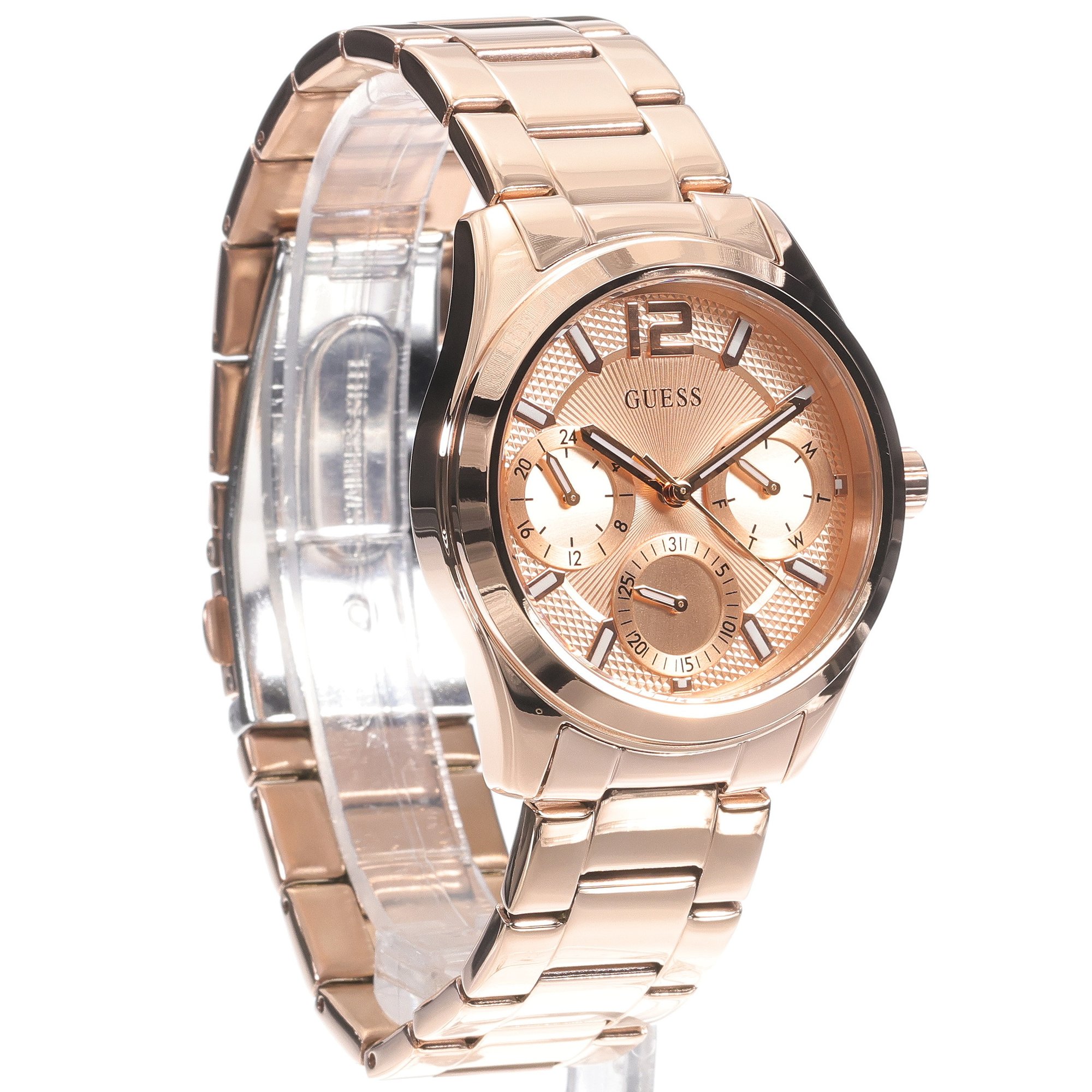 Guess GW0760L3 Damskie fashion-modowy zegarek różowe złoto