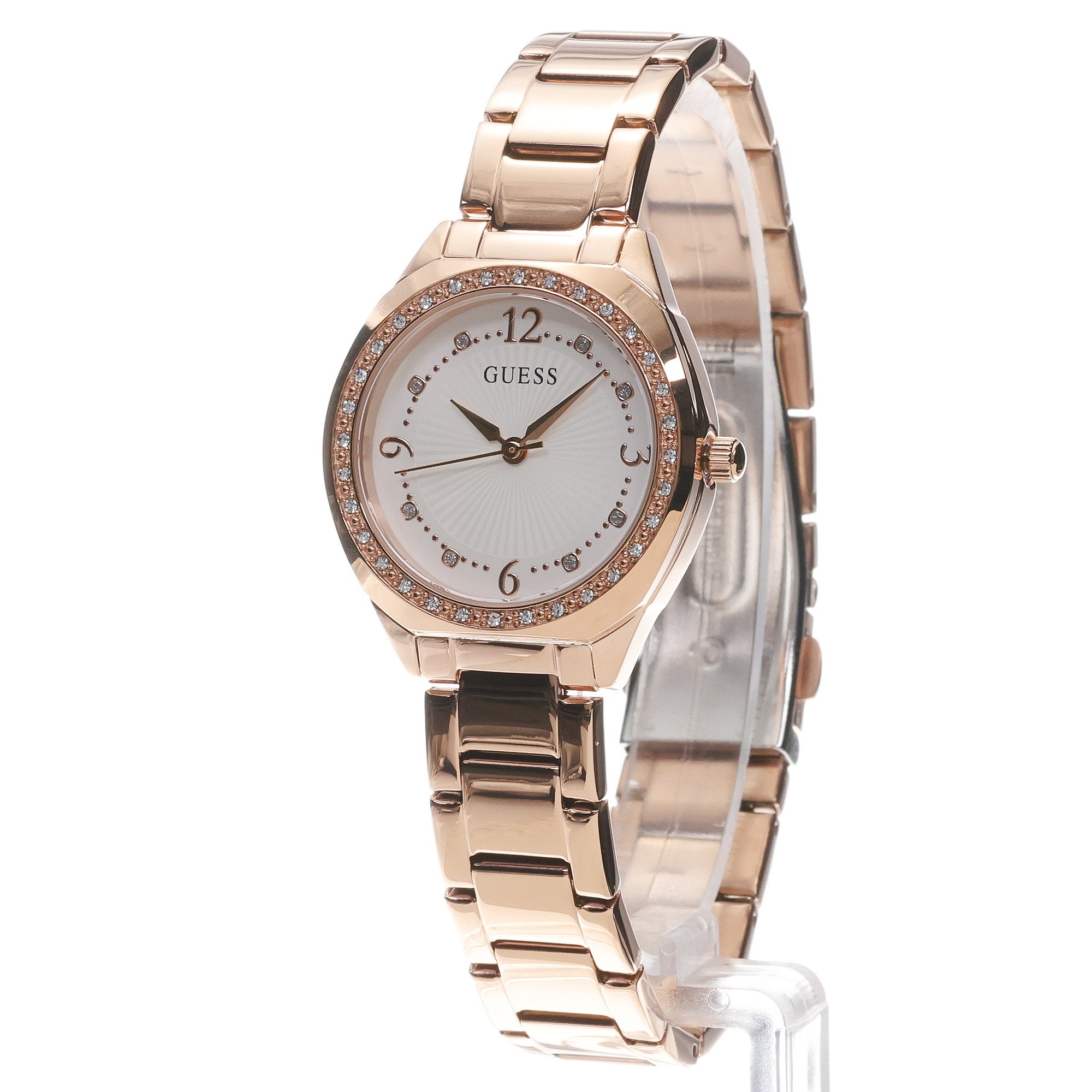 Guess GW0767L3 Charlotte Damskie elegancki zegarek różowe złoto - miniatura 2