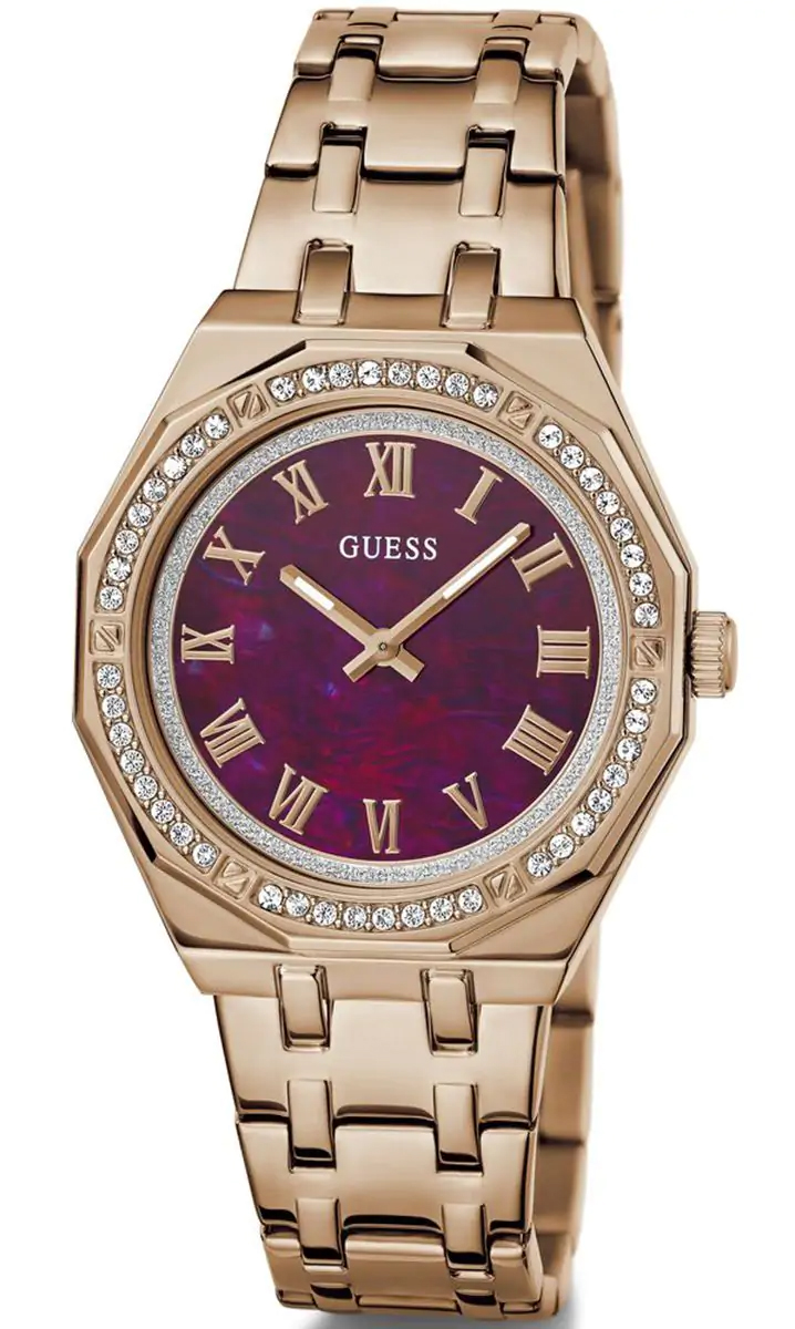 Guess GW0770L3 zegarek damski Damskie różowe złoto