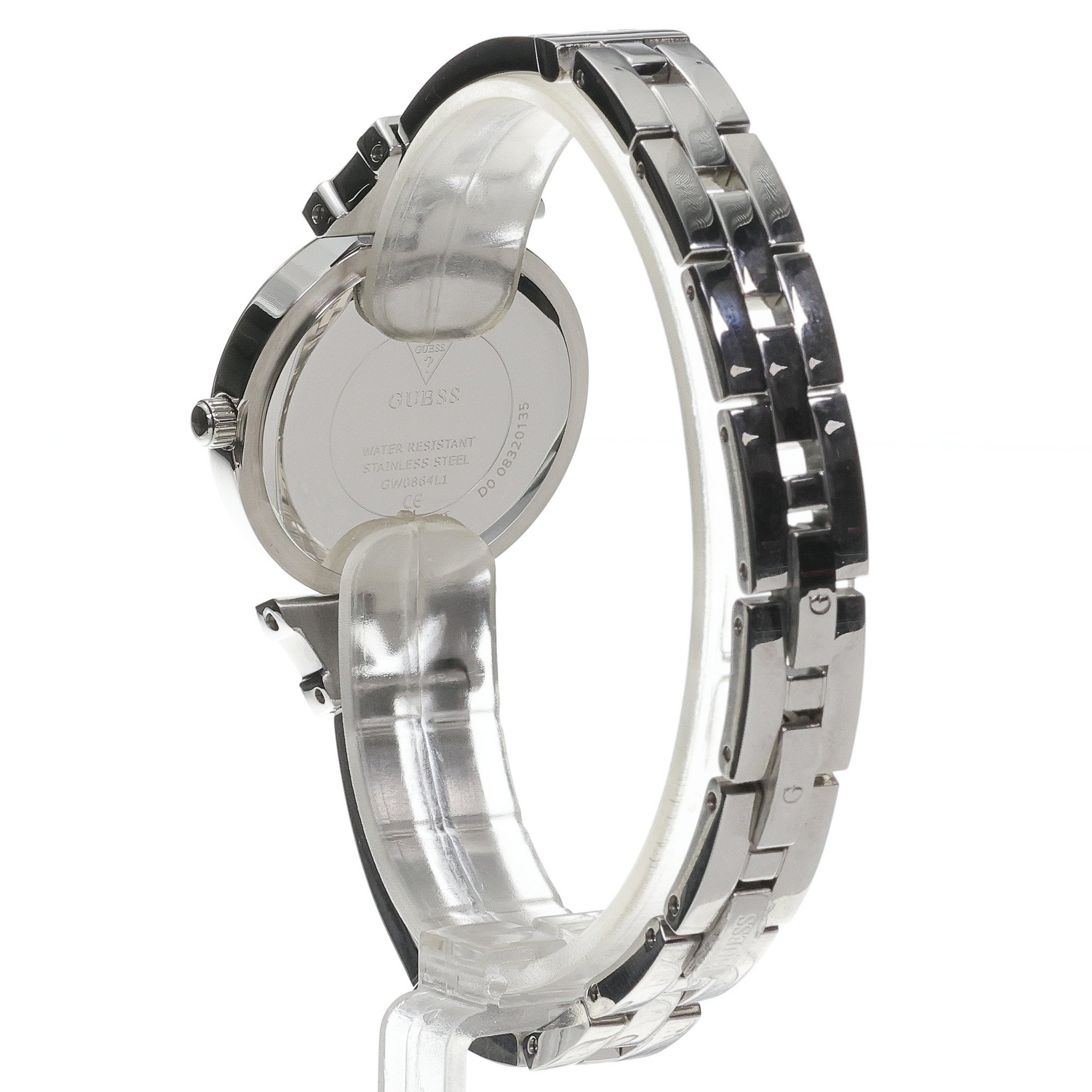 Guess GW0864L1 Delphine Damskie elegancki zegarek srebrny