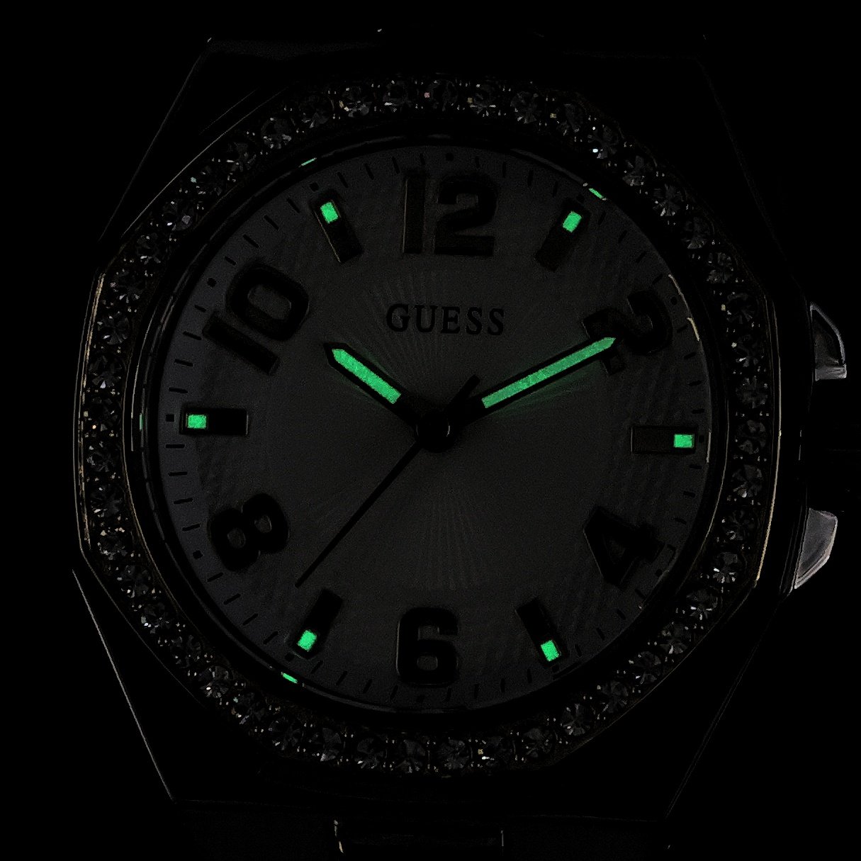 Guess GW0877L5 zegarek srebrny fashion-modowy Damskie bransoleta