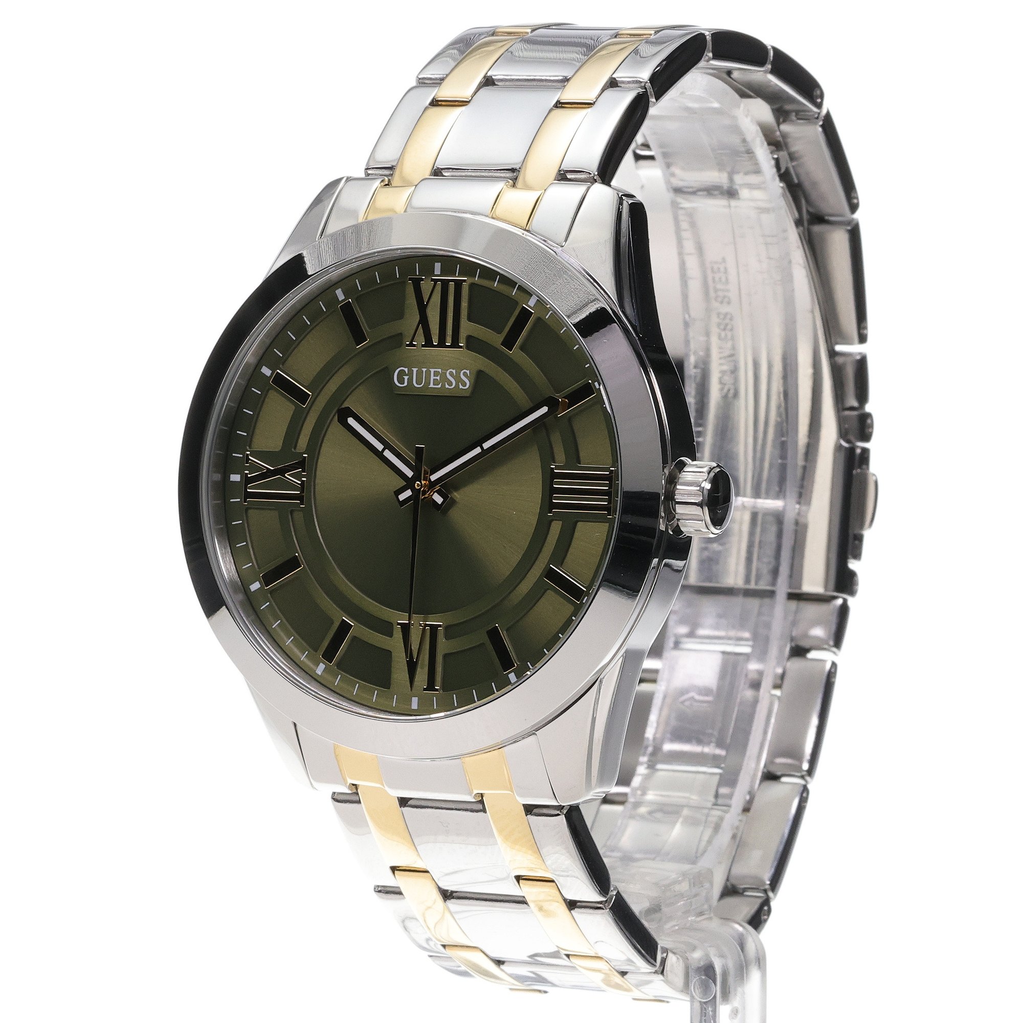 Guess GW0893G1 Elliot Bransoleta klasyczny zegarek srebrny