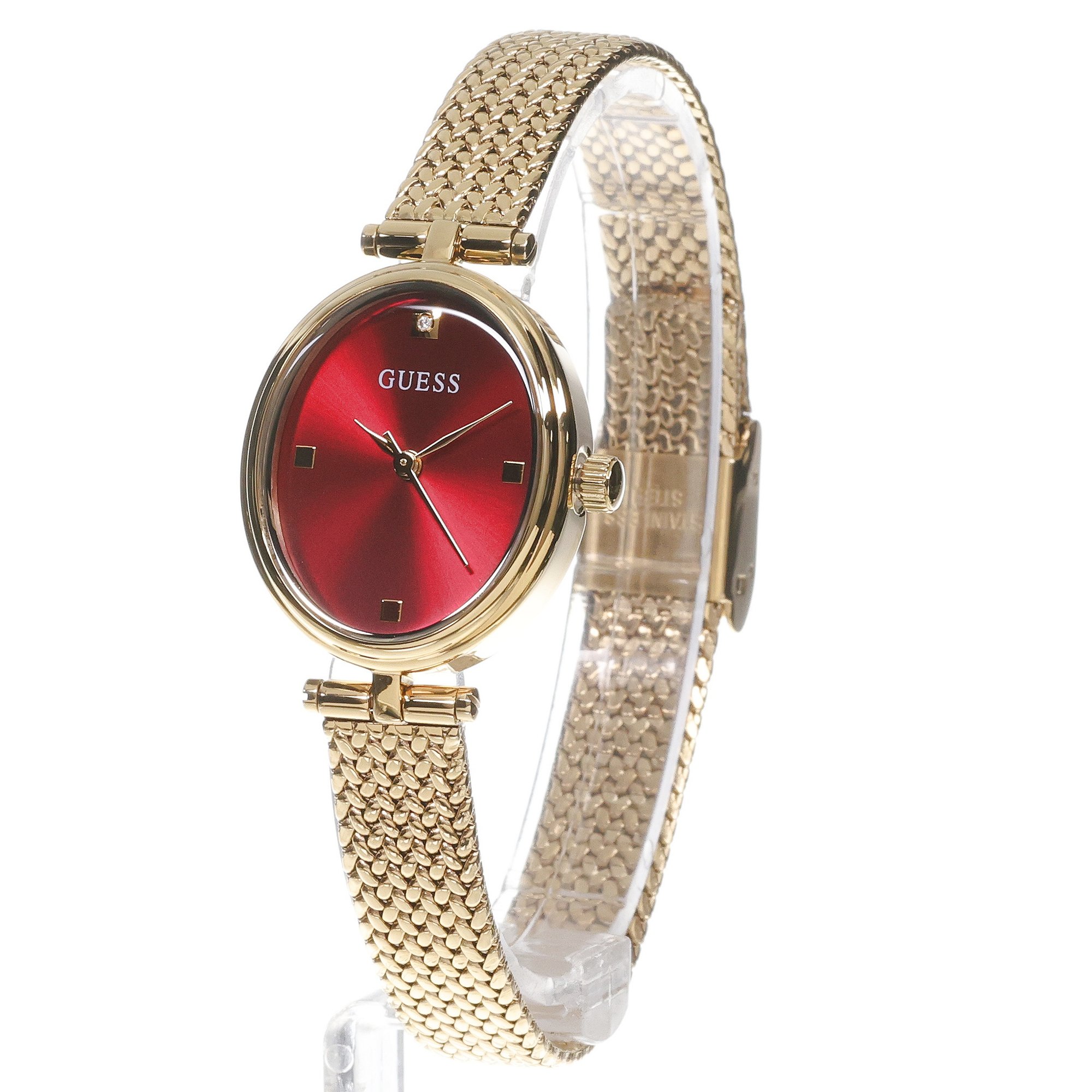 Guess GW0935L4 RUBY Damskie biżuteryjny zegarek czerwony - miniatura 2