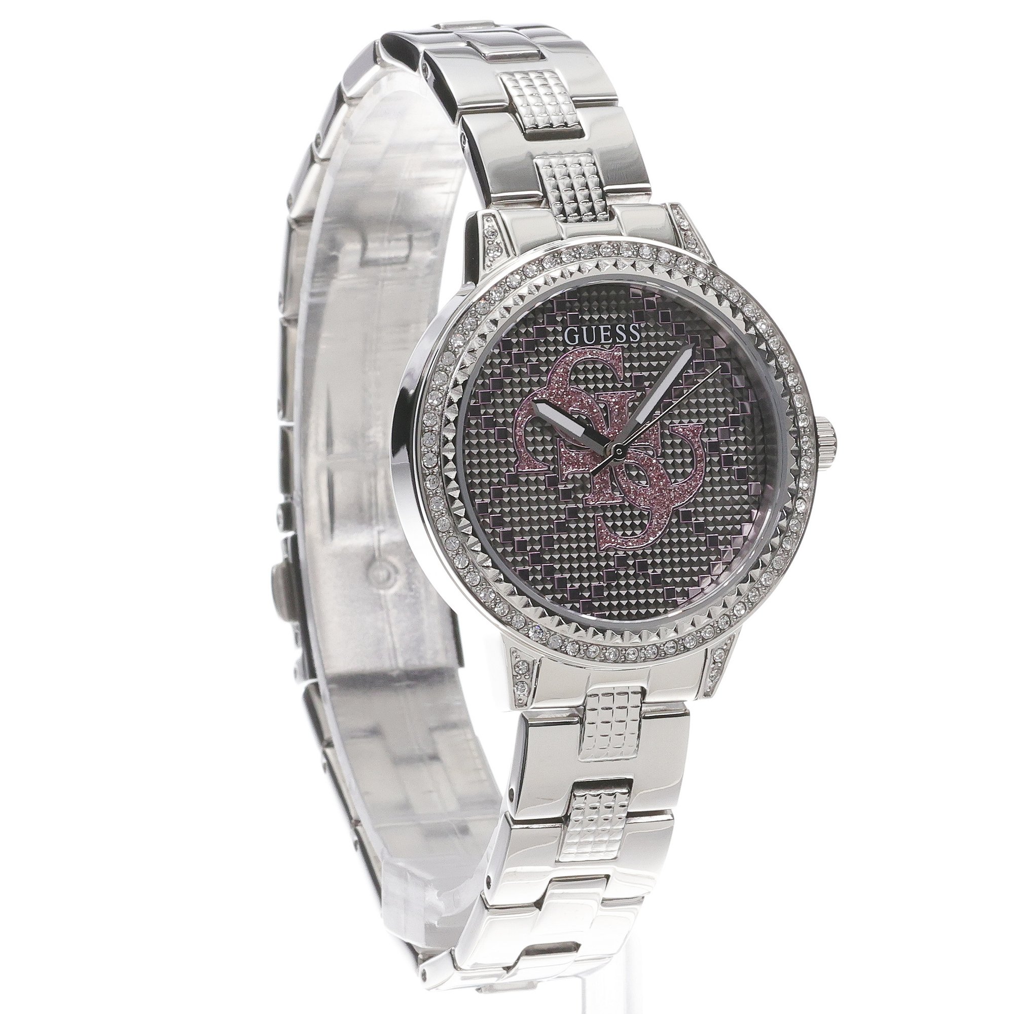 Guess GW0944L1 G LACE Damskie biżuteryjny zegarek srebrny