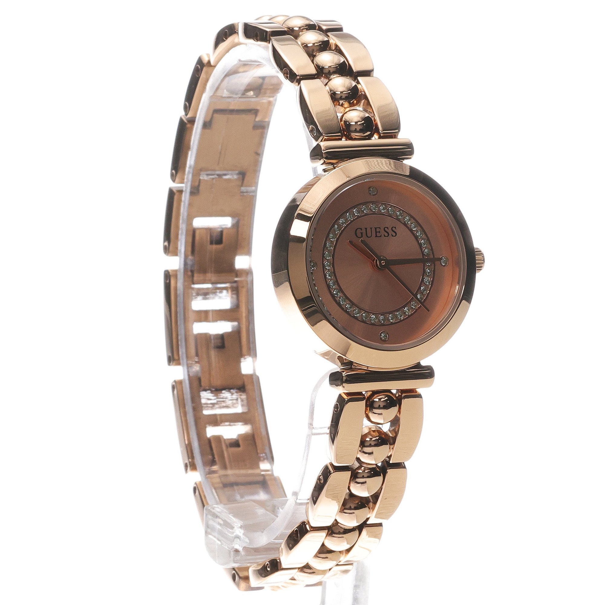 Guess GW0994L4 Leena Damskie fashion-modowy zegarek różowe złoto - miniatura 3