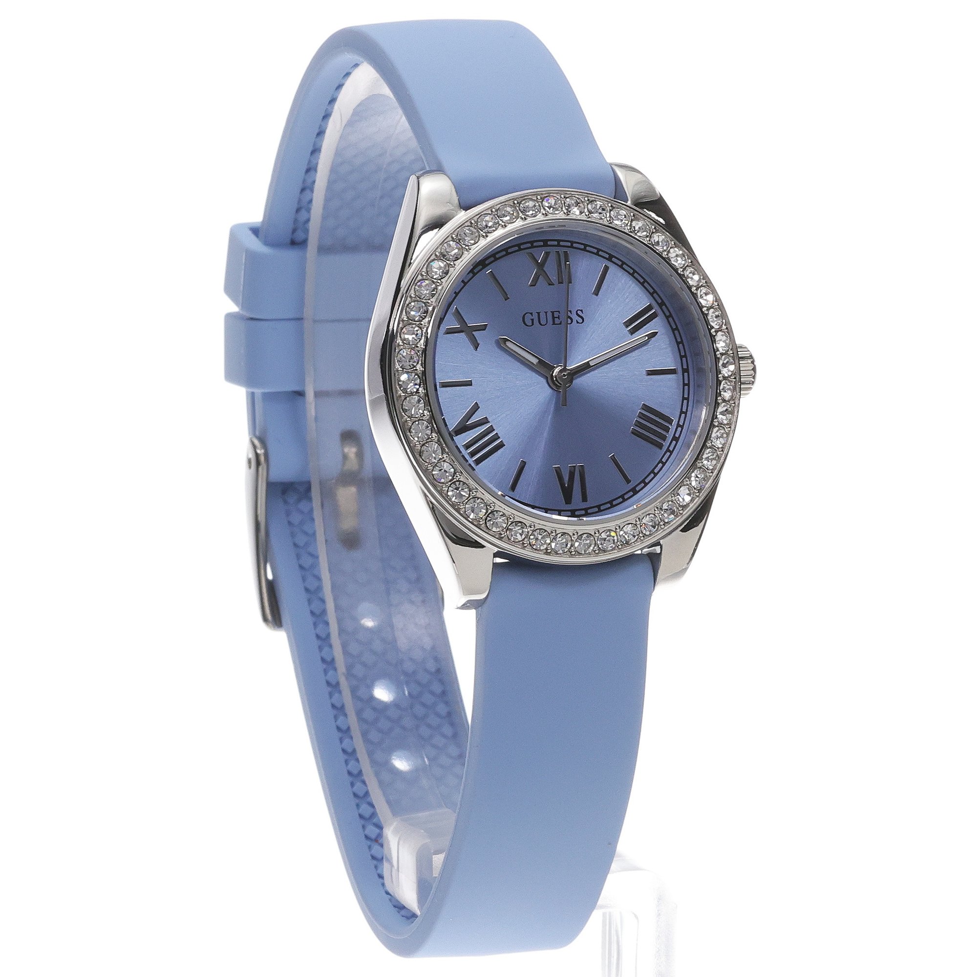 Guess GW1000L1 Mini Luna Damskie fashion-modowy zegarek srebrny