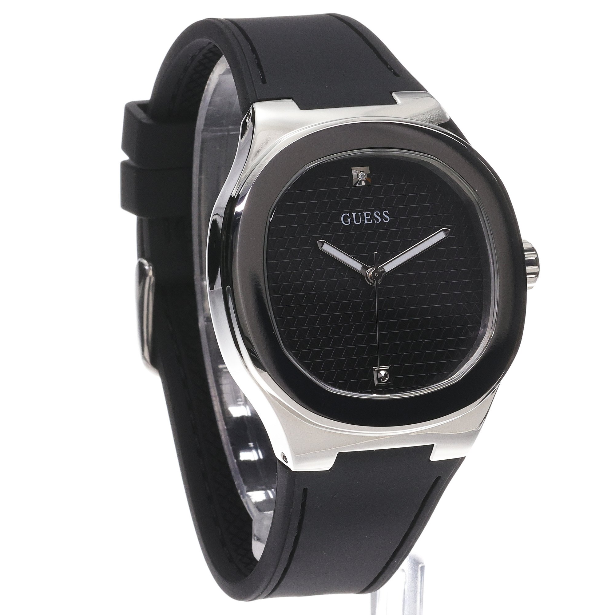 Guess GW1005G1 Headline Męskie fashion-modowy zegarek srebrny - miniatura 3