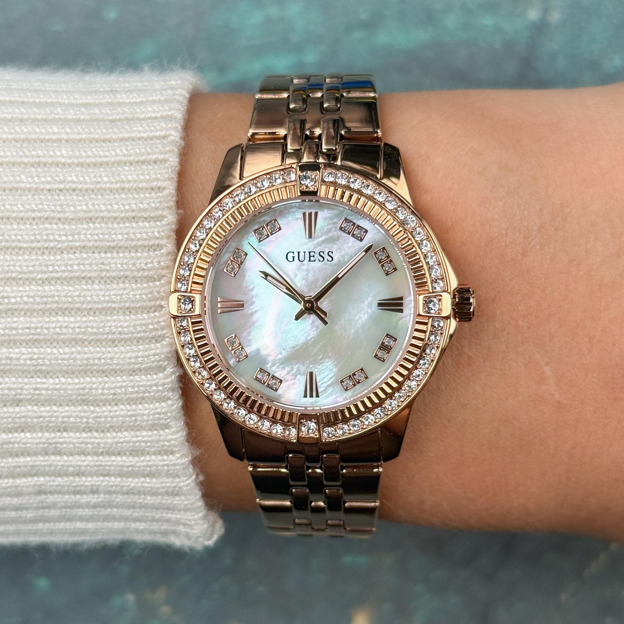 Guess GW1027L4 Colette Damskie fashion-modowy zegarek różowe złoto - miniatura 9