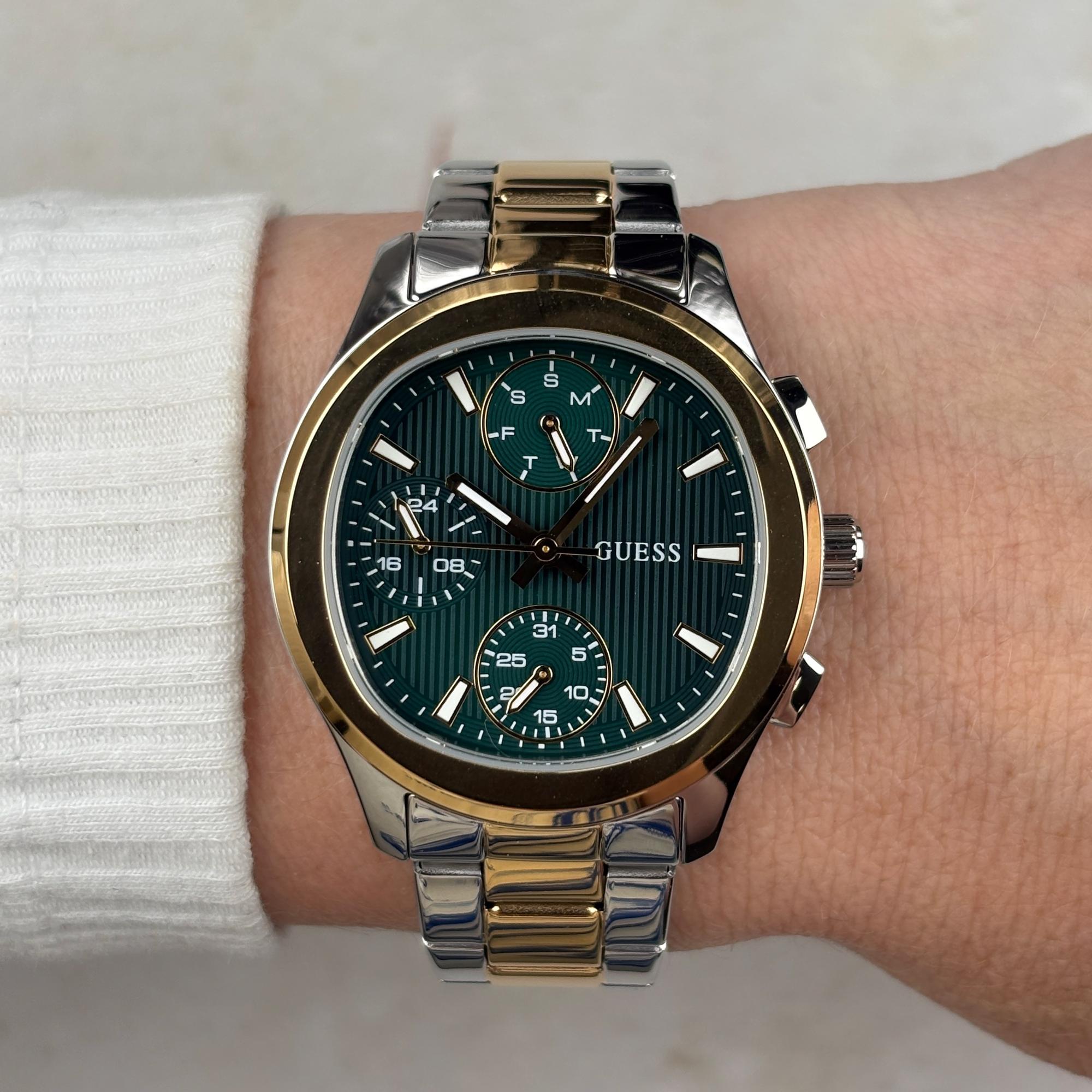 Guess GW1031L6 zegarek damski Damskie srebrny - miniatura 6