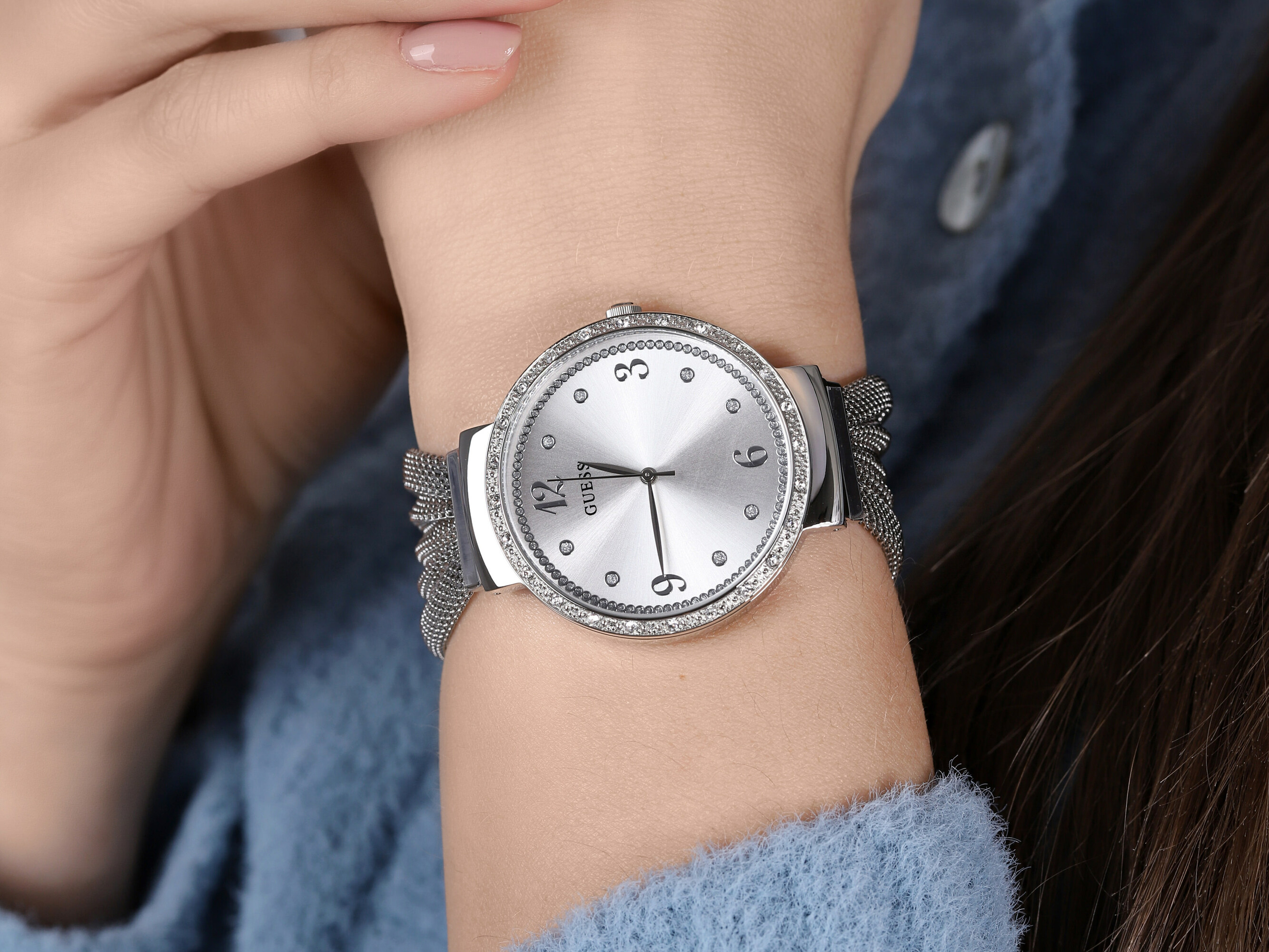 Guess W1083L1 zegarek fashion/modowy Bransoleta