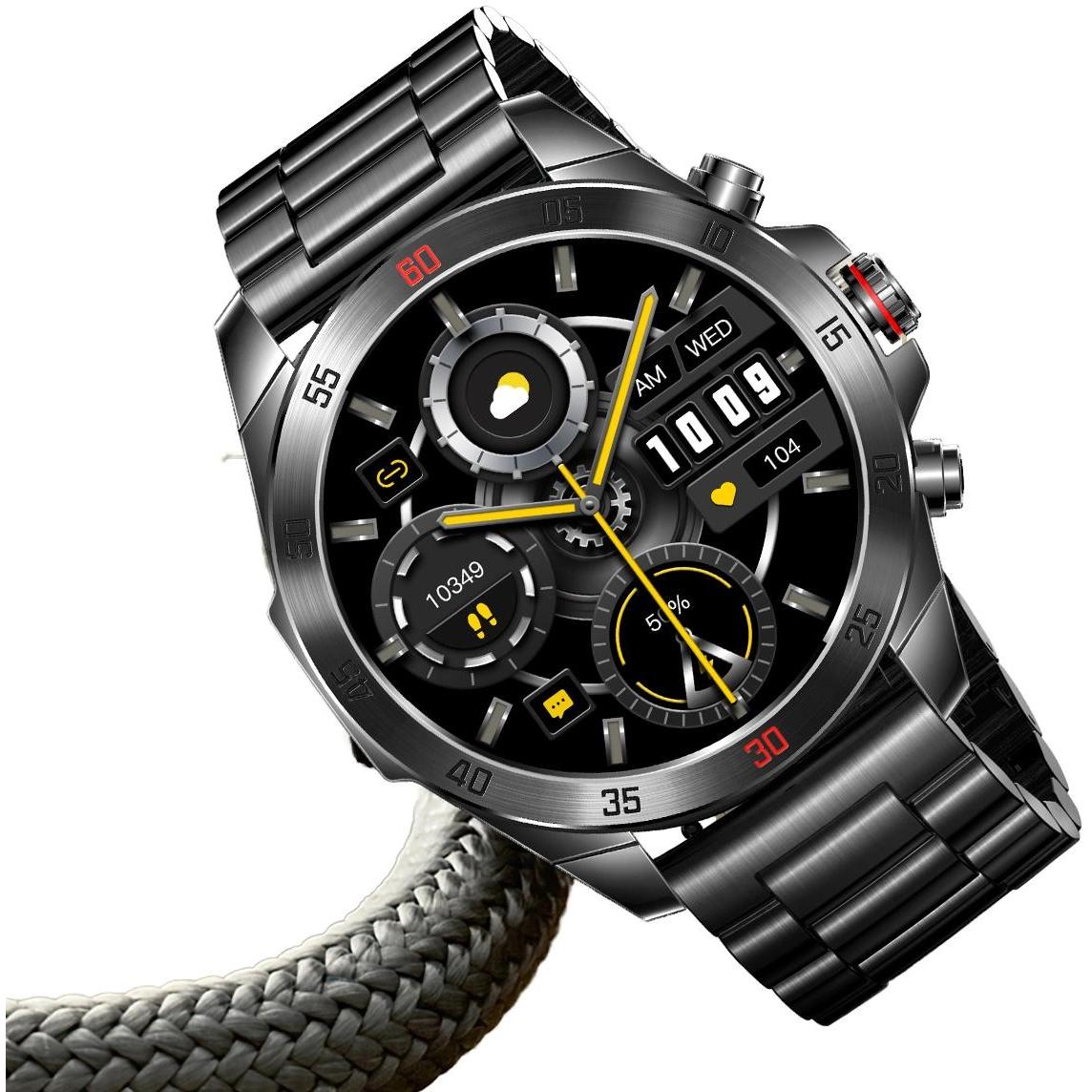 Hagen HB1514114 HB15 Czarny Smartwatch zegarek czarny