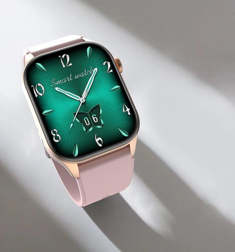 Hagen HB18110539 zegarek różowe złoto klasyczny Smartwatch pasek