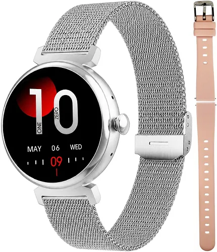 Hagen HB191111411 Smartwatch HB19 Srebrny na Bransolecie + Pasek - zdjęcie 1