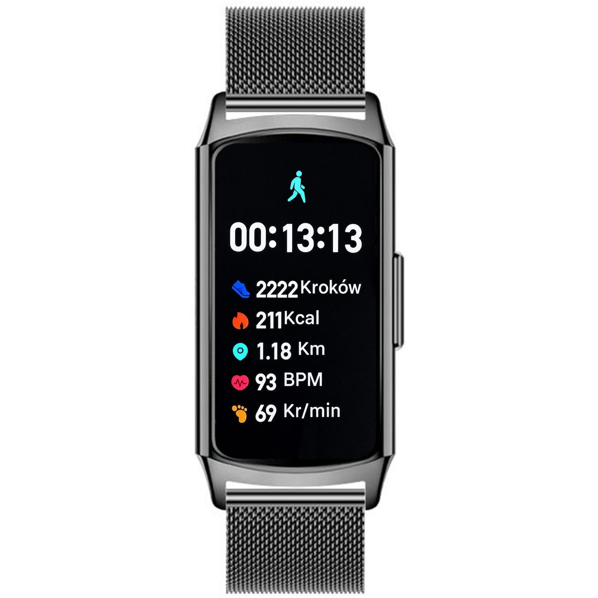 Hagen HB3514144 zegarek męski Smartwatch czarny