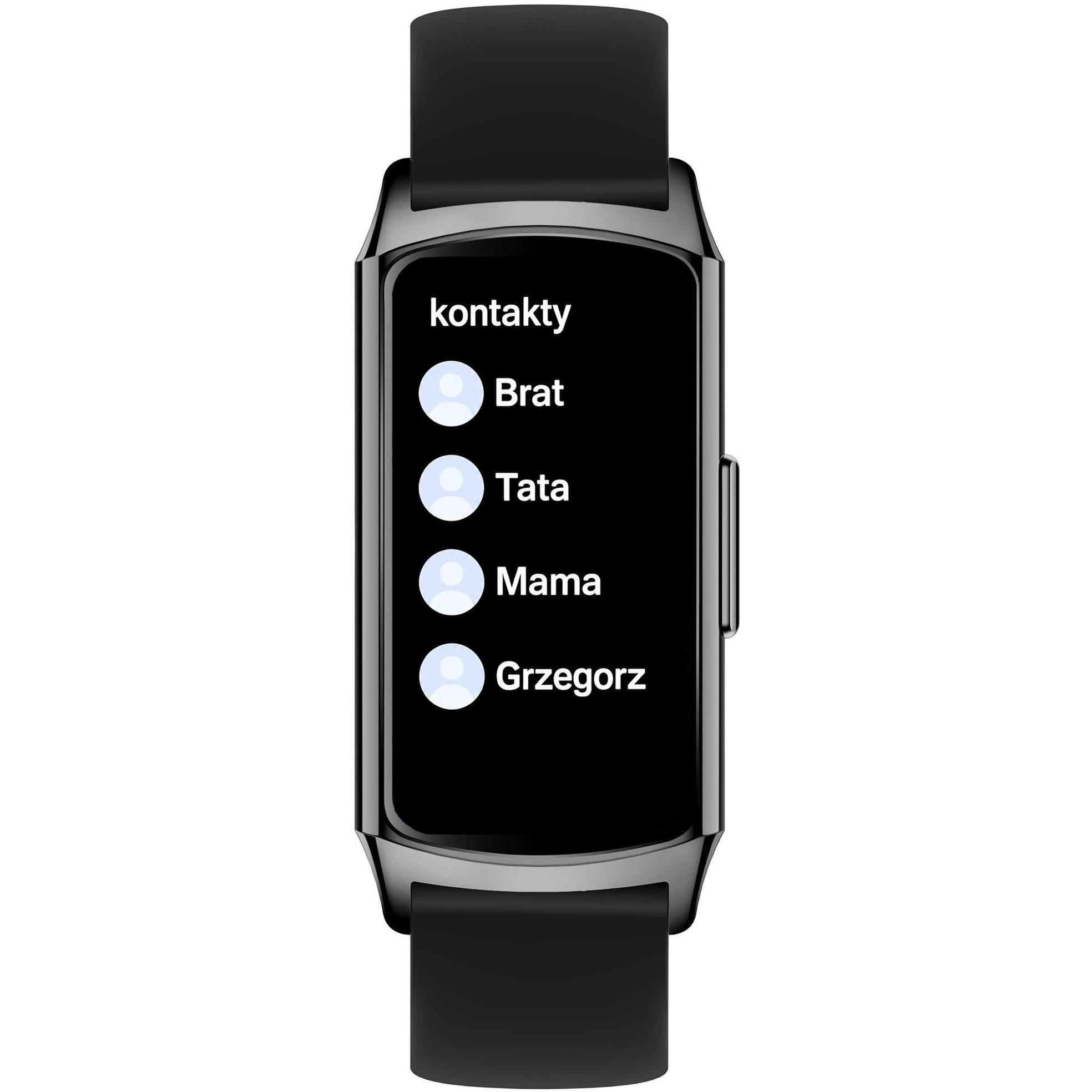 Hagen HB3514534 HB35 Czarny Smartwatch sportowy zegarek czarny - miniatura 9