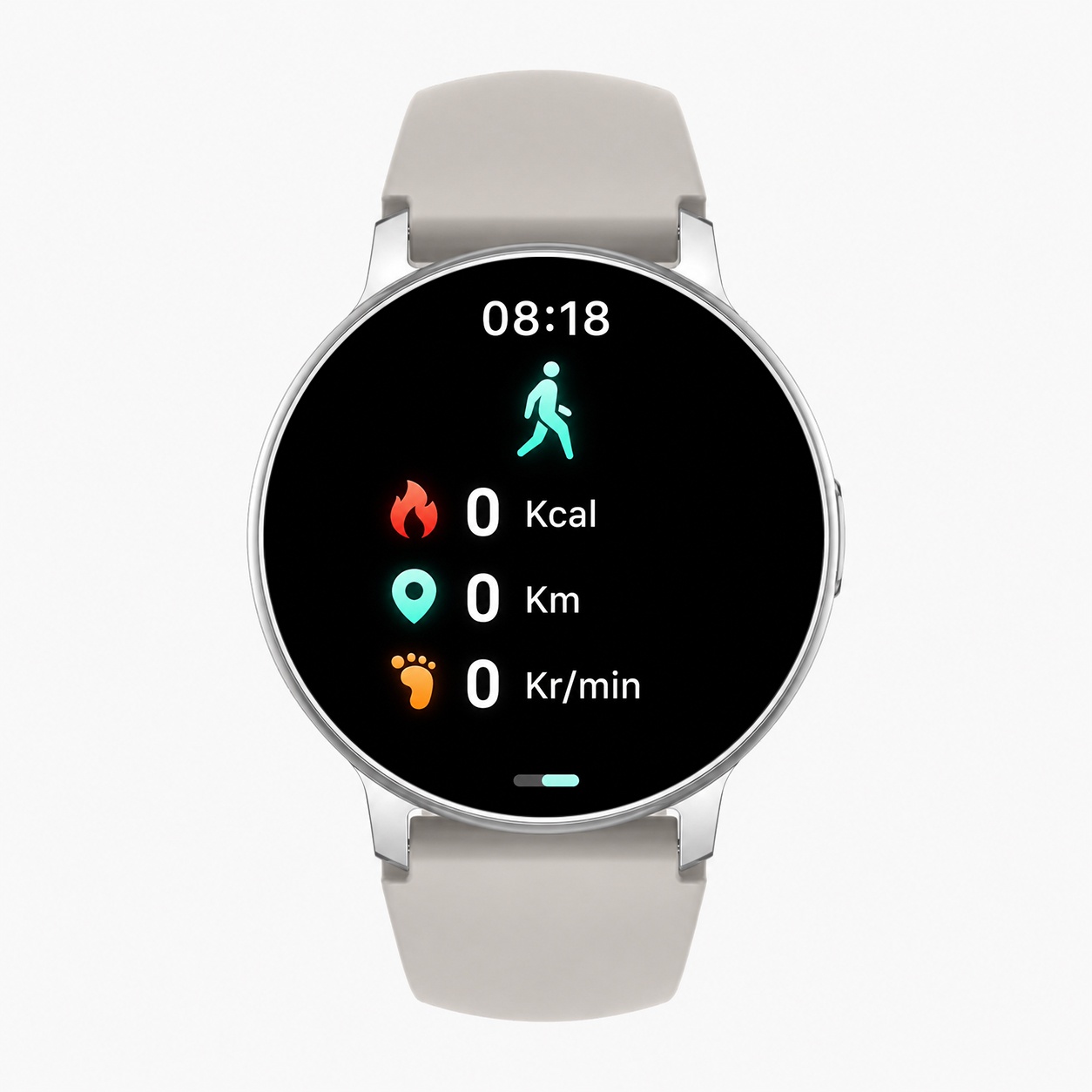 Hagen HB37111531 zegarek srebrny Smartwatch pasek - miniatura 5