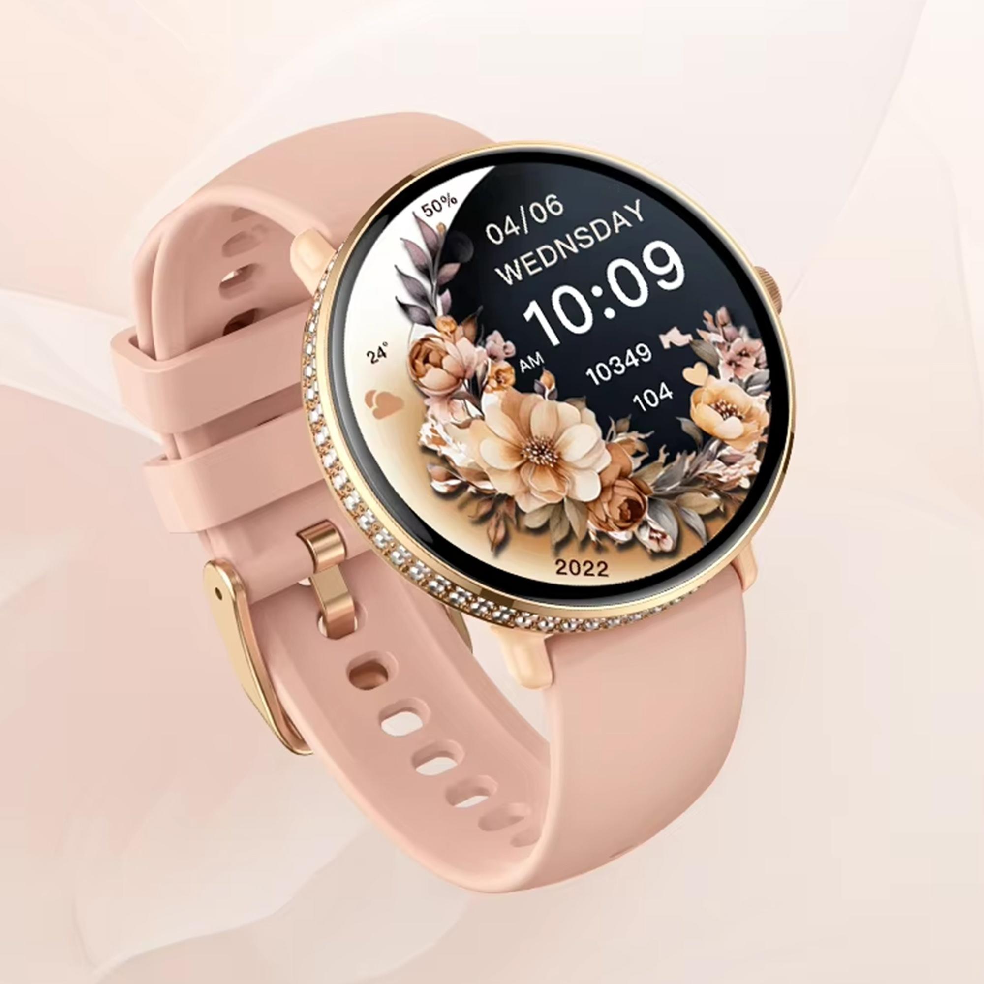 Hagen HB39110539 HB39 Różowe Złoto na Pasku zegarek klasyczny Smartwatch