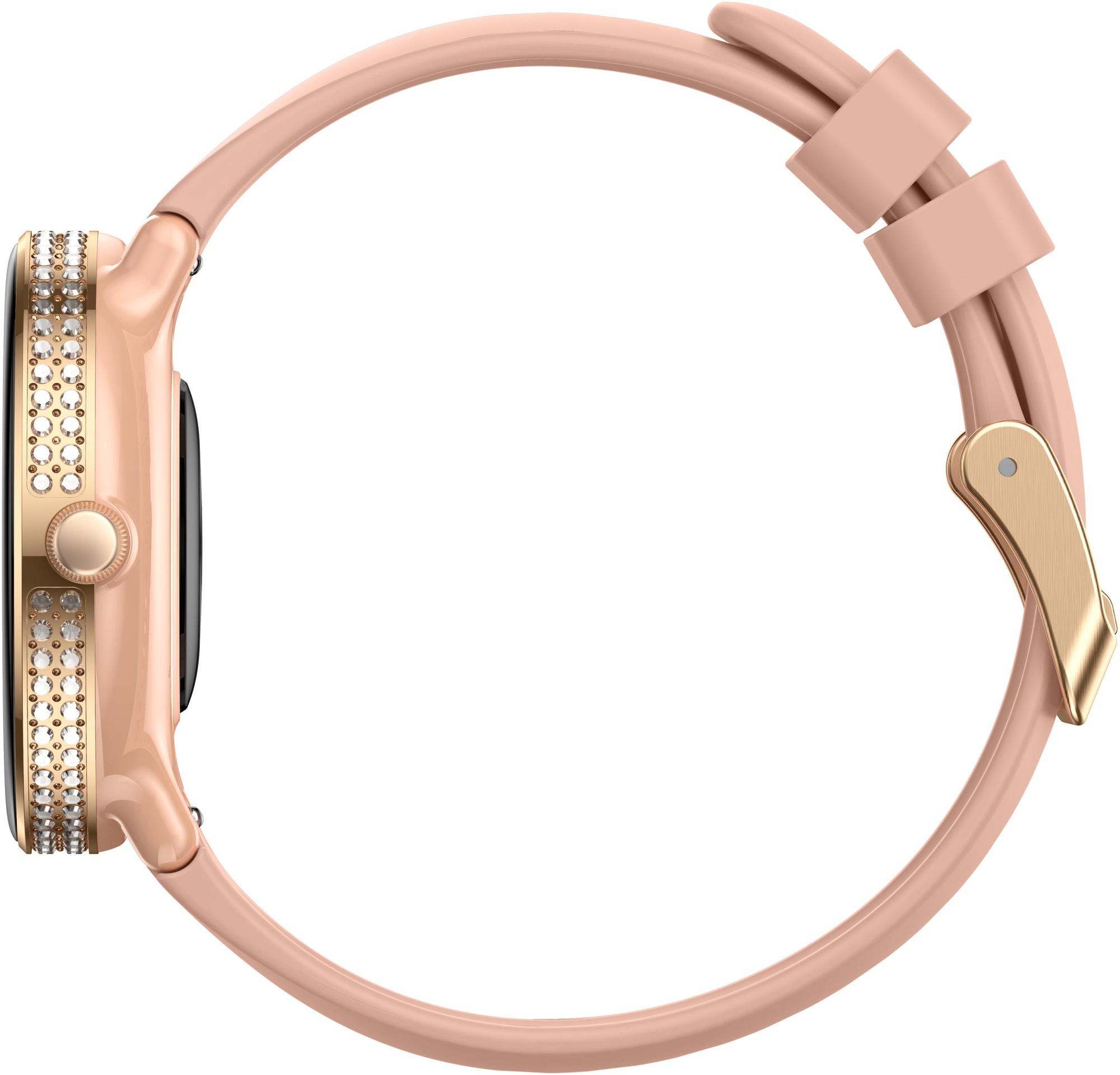 Hagen HB39110539 zegarek różowe złoto klasyczny Smartwatch pasek