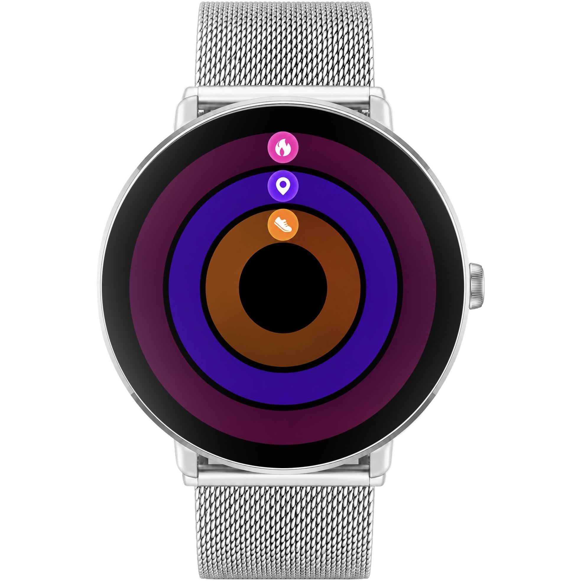 Hagen HB391111411 HB39 Srebrny zegarek klasyczny Smartwatch - miniatura 4