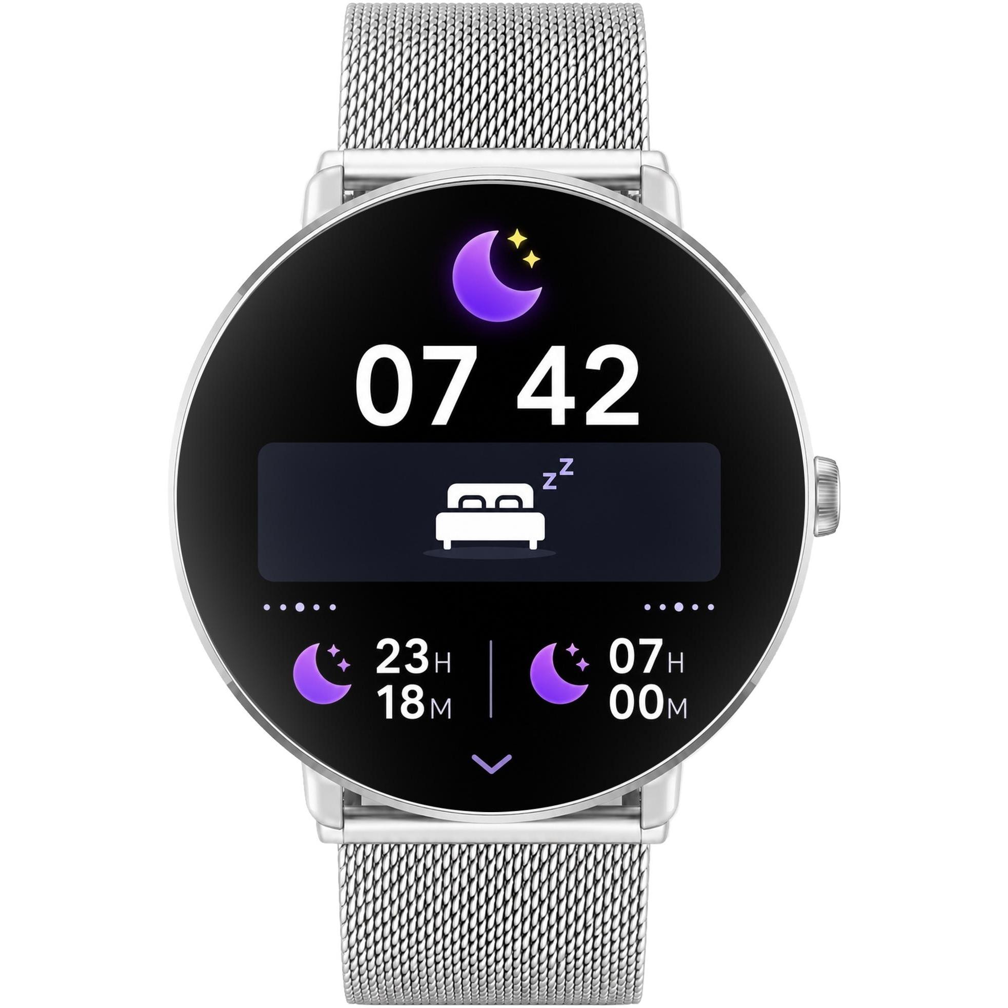 Hagen HB391111411 Smartwatch HB39 Srebrny zegarek damski klasyczny - miniatura 8
