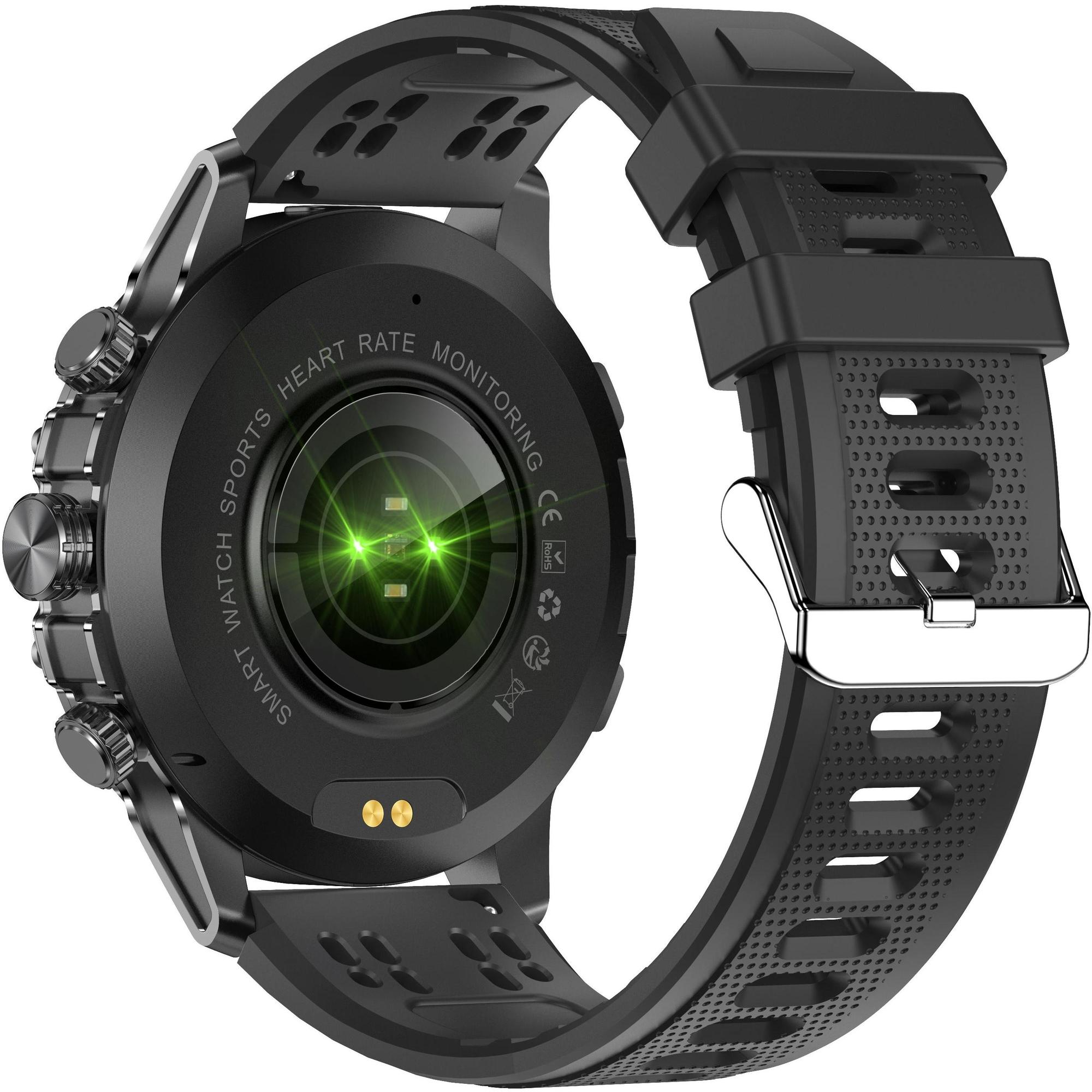 Hagen HB4514134 HB45 Czarny na Pasku zegarek Smartwatch - miniatura 3