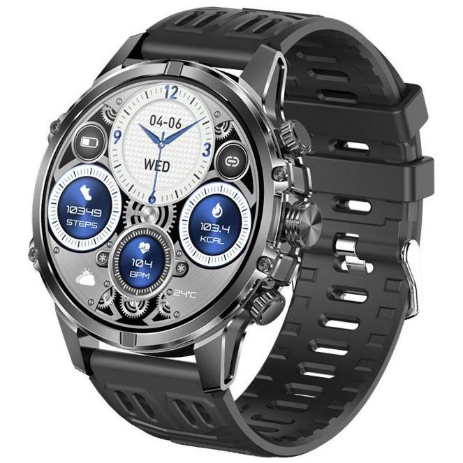 Hagen HB4514134 zegarek czarny Smartwatch pasek - miniatura 5
