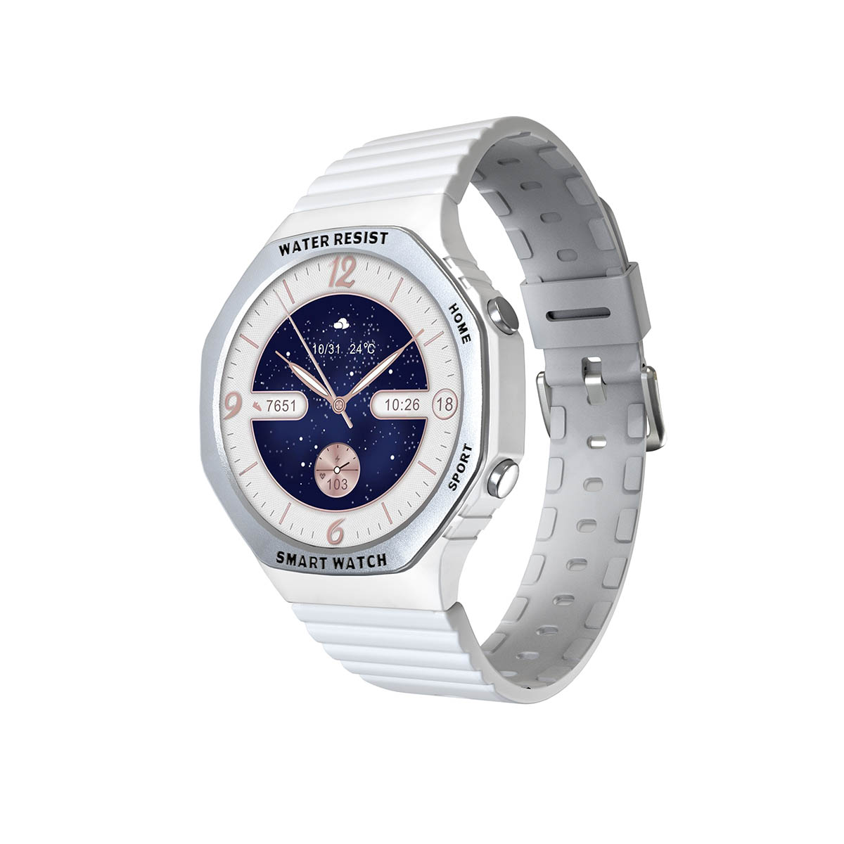Hagen HC7712532 Smartwatch HC77 Biały zegarek fashion-modowy Hagen