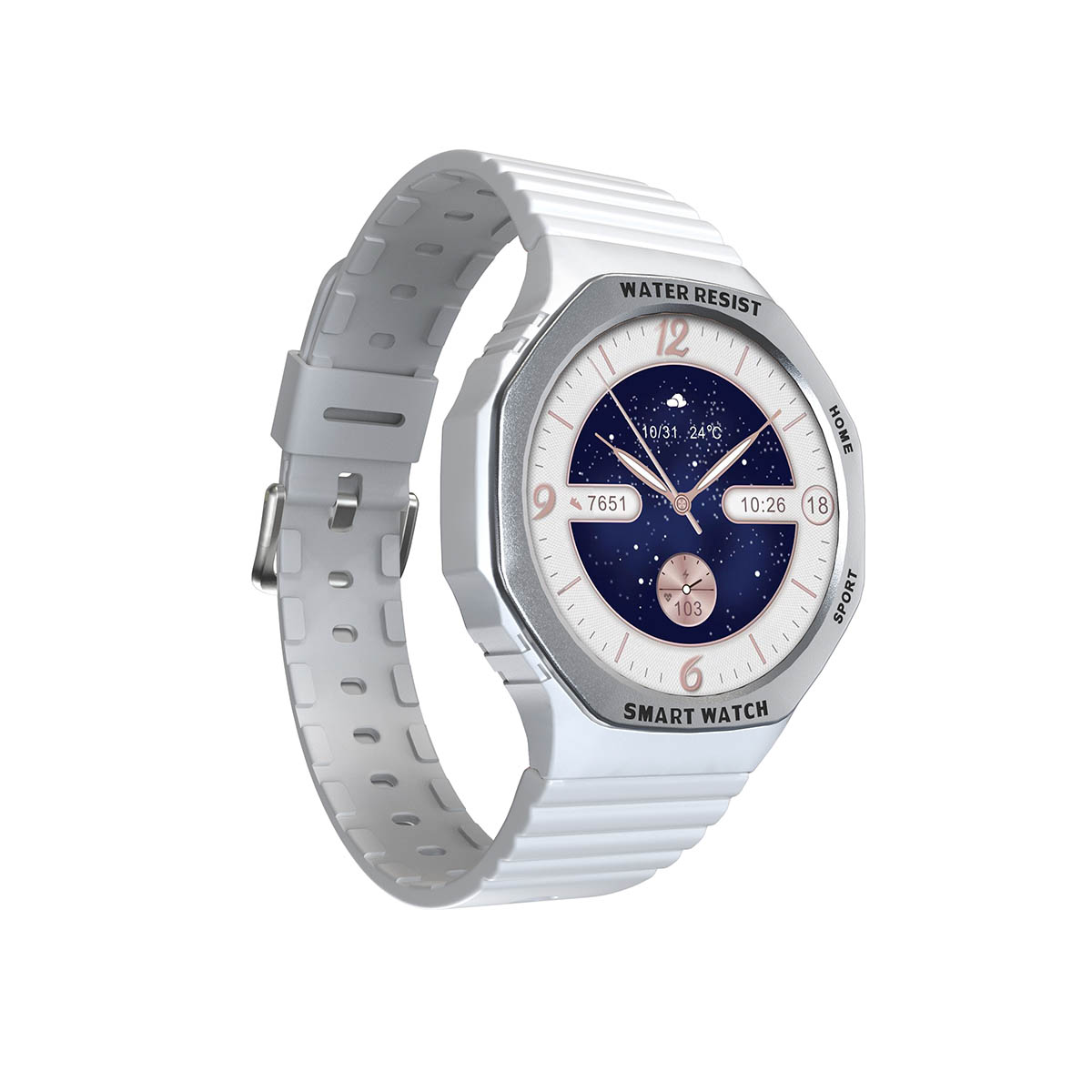 Hagen HC7712532 zegarek biały fashion-modowy Hagen pasek