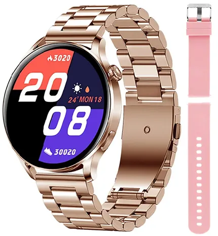 Hagen HC91101110539-SET Smartwatch Smartwatch HC9 różowe złoto + pasek - zdjęcie 1