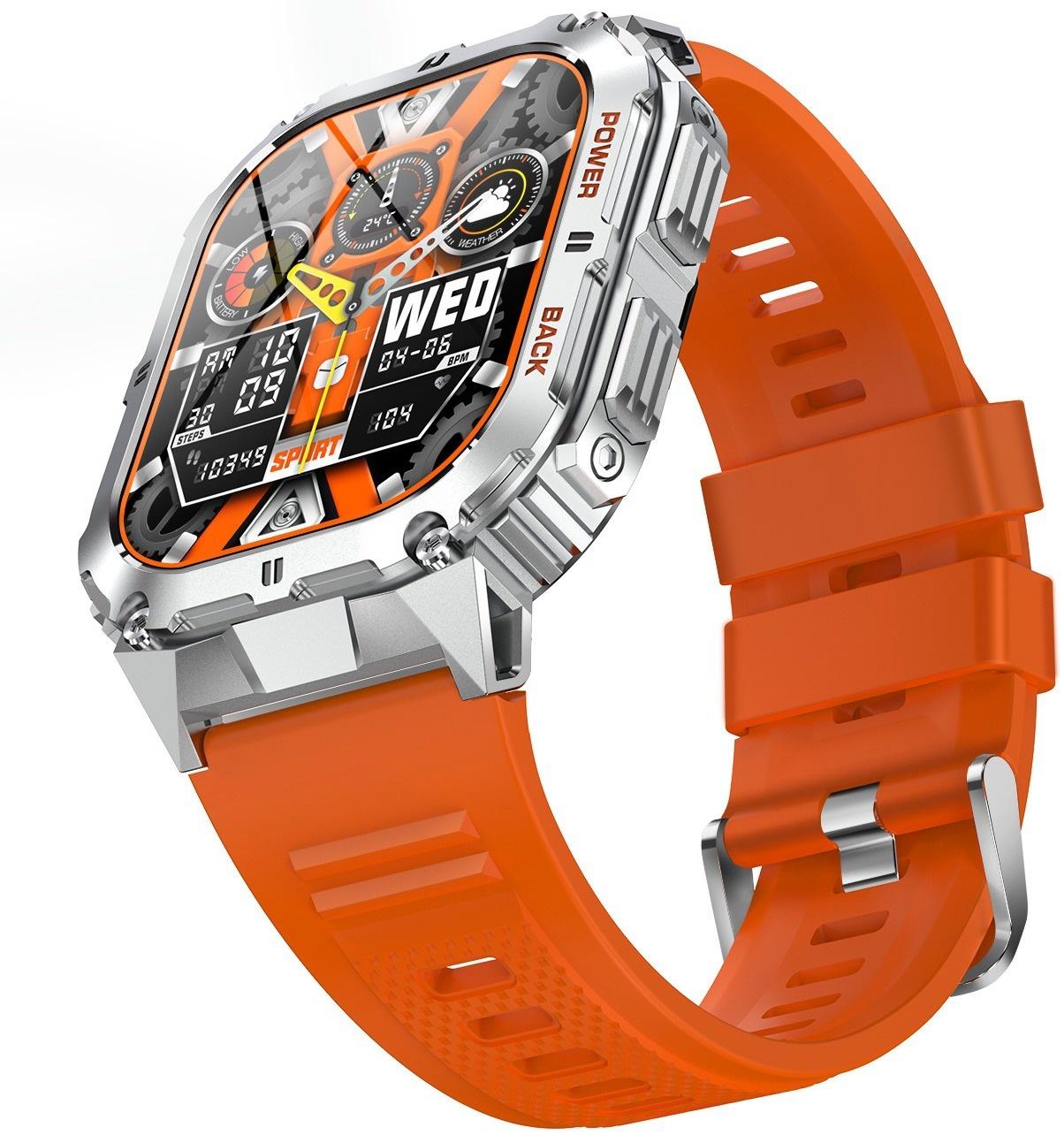 Hagen HC97211534 zegarek srebrny sportowy Smartwatch pasek - miniatura 8