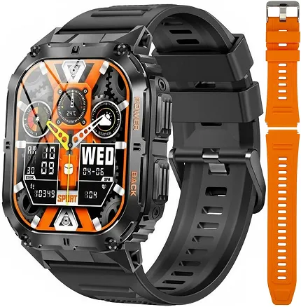 Hagen HC9724534 Smartwatch HC97 Czarny + Pasek - zdjęcie 1