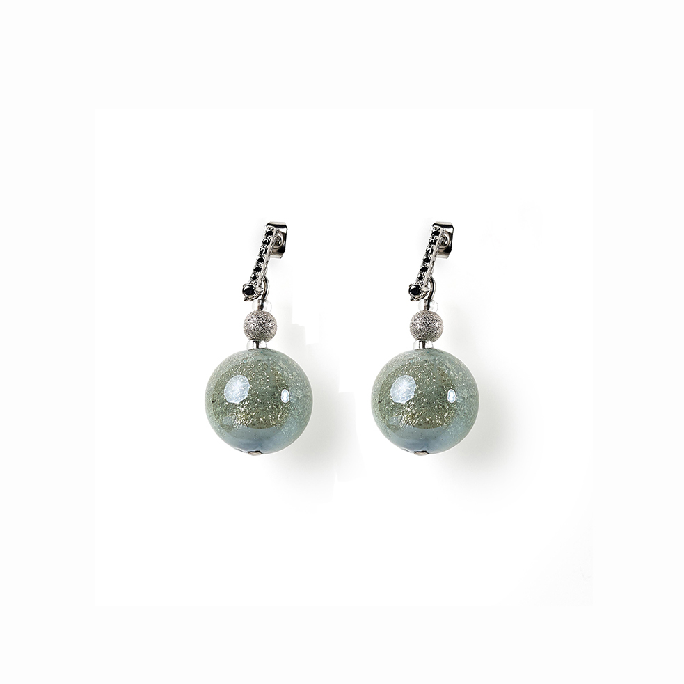 Harf OR507A12 LABYRINTH OR507A12 LABYRINTH PEND.1PERLA COL. GRIGIO - miniatura 1