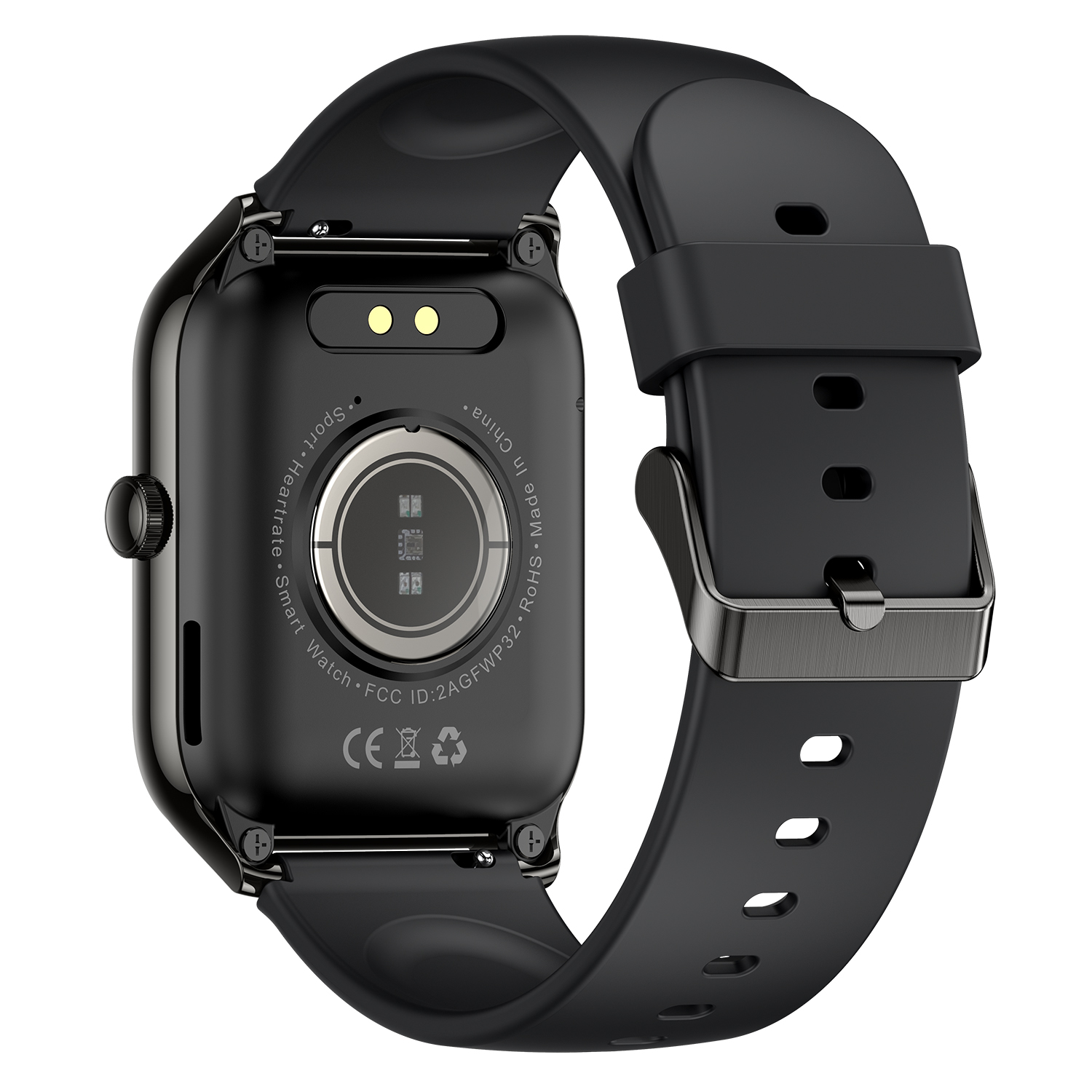 HC6414534 zegarek srebrny sportowy Smartwatch pasek