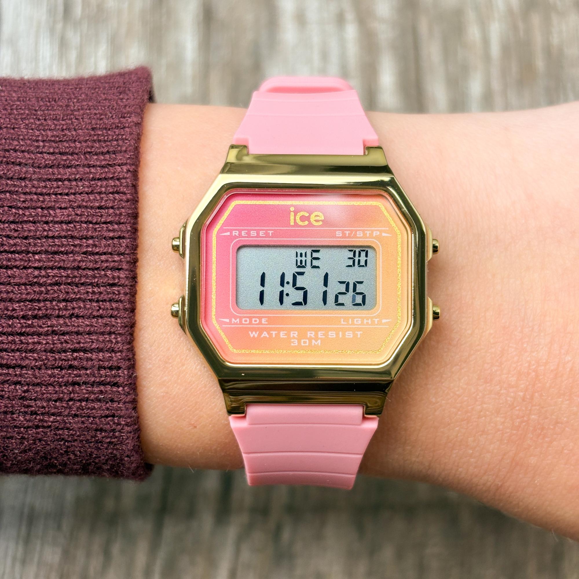 ICE Watch ICE022715 zegarek złoty sportowy ICE-Digit pasek - miniatura 5