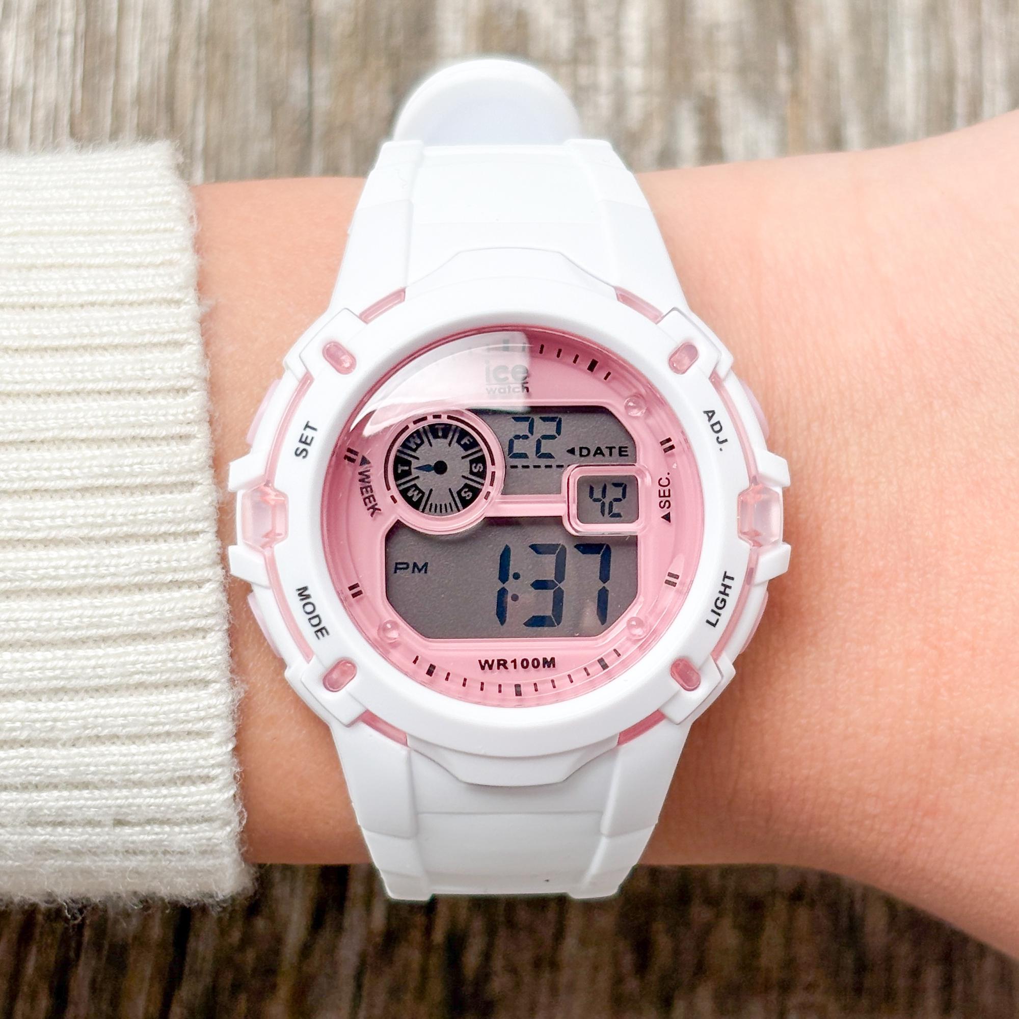 ICE Watch ICE024001 zegarek biały sportowy ICE-Digit pasek - miniatura 8
