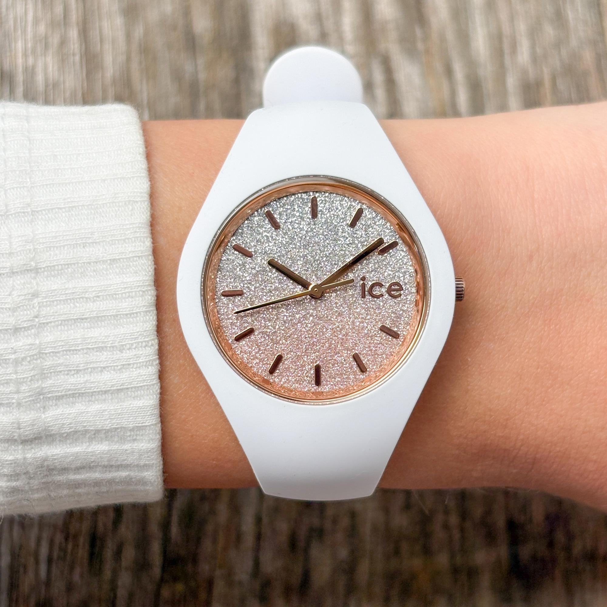 ICE Watch ICE024519 zegarek biały klasyczny ICE-Glam pasek - miniatura 8