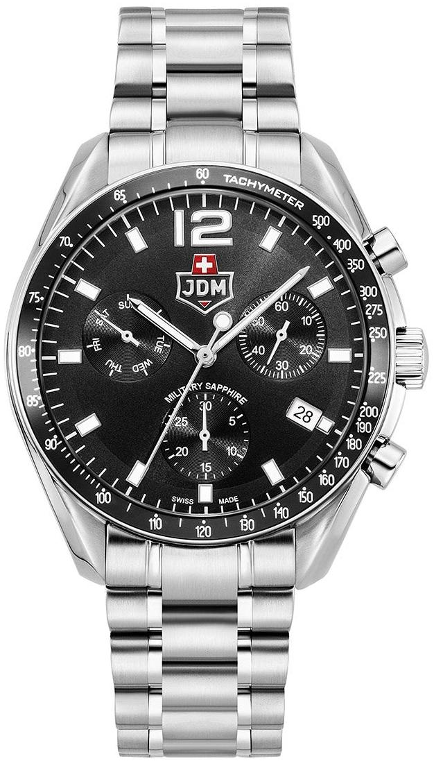 Swiss Precision chronograf męski 42 mm JDM Military JDM-WG021-01 