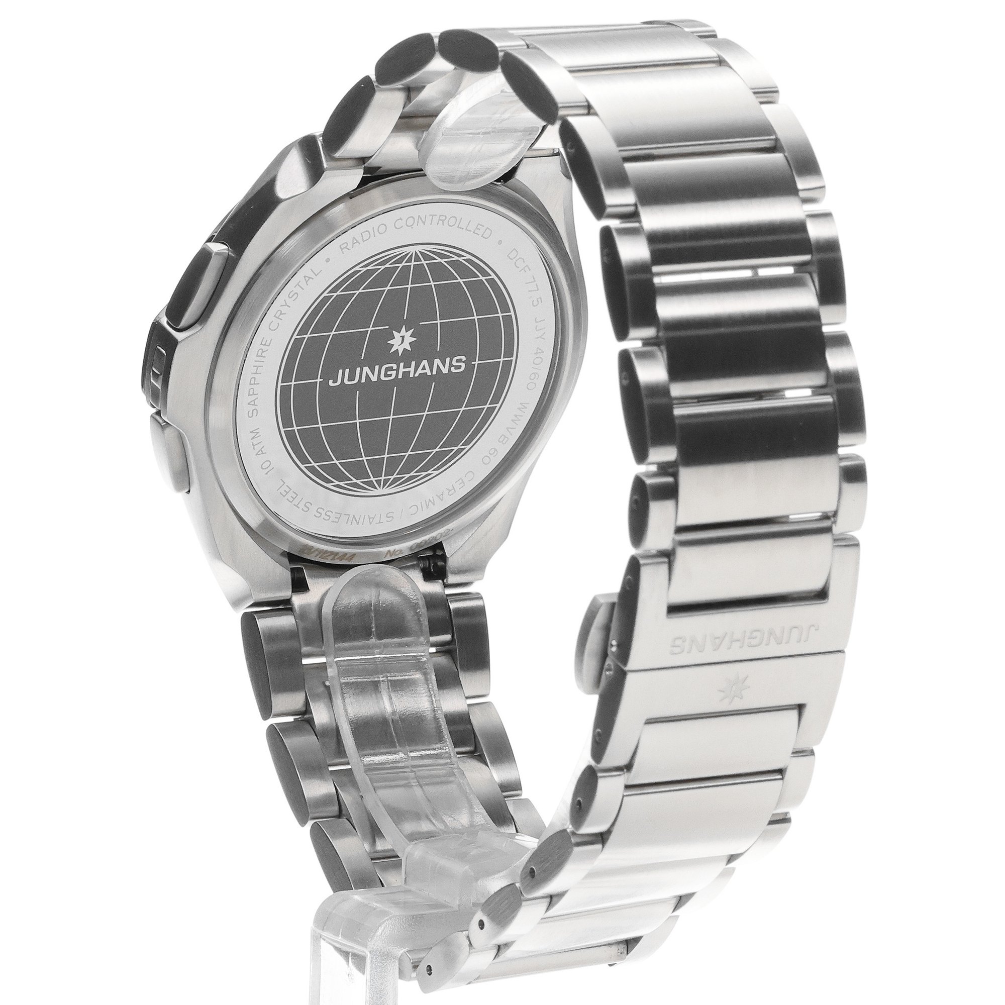 Junghans 18-112144 męski zegarek Funk Solar bransoleta - miniatura 4