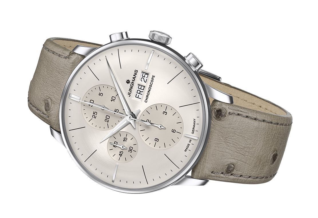 Junghans 27-422302 Meister Chronoscope zegarek elegancki Meister