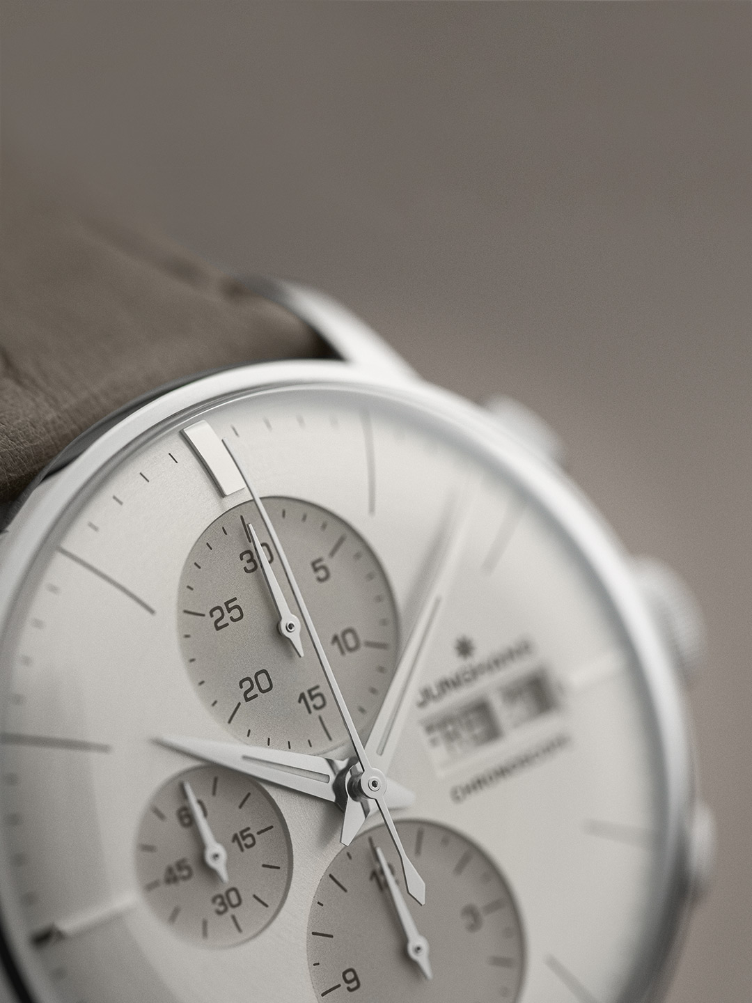 Junghans 27-422302 Meister Meister Chronoscope zegarek męski elegancki szafirowe