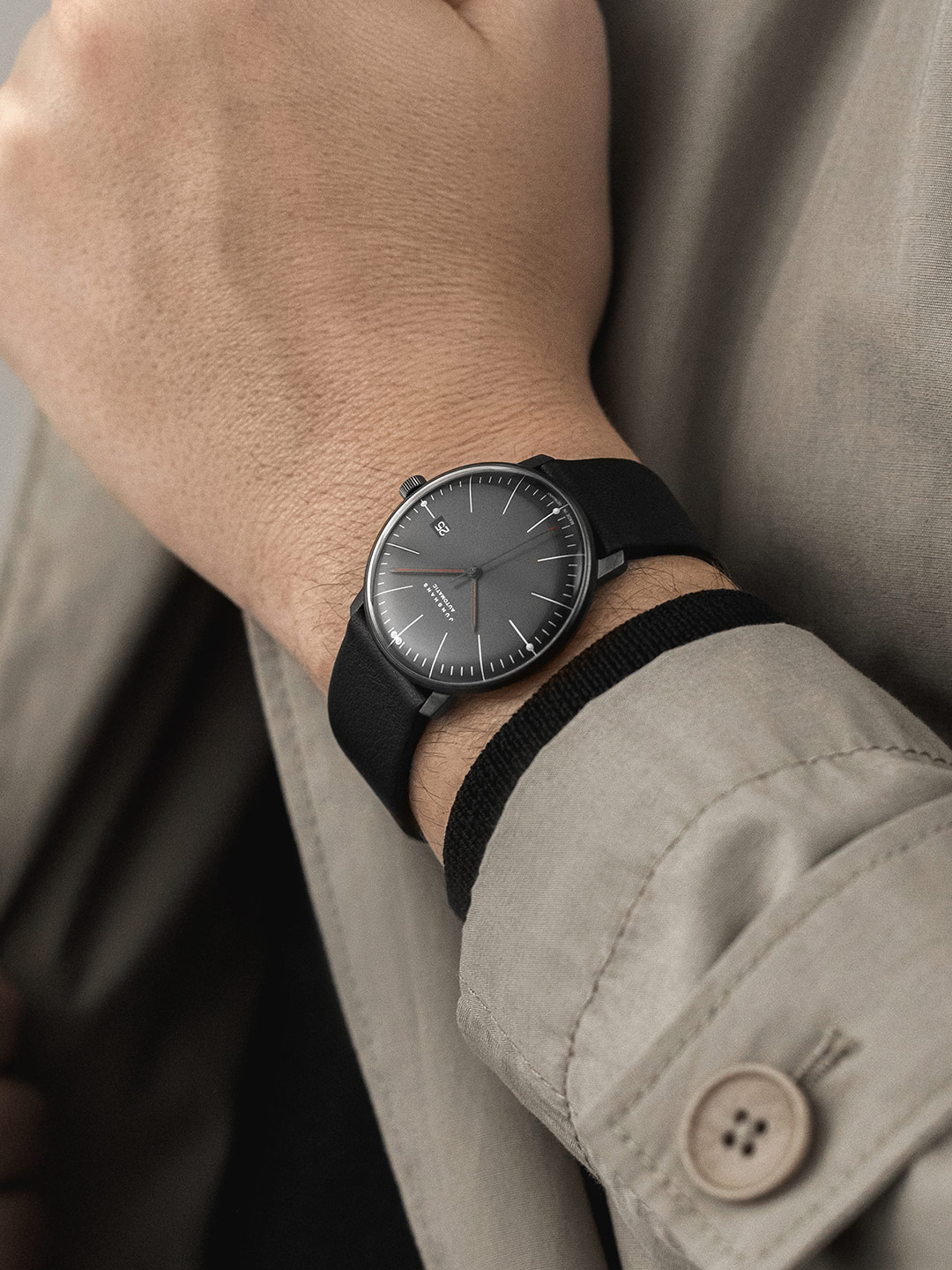 Junghans 27-430802 męski zegarek Max Bill pasek