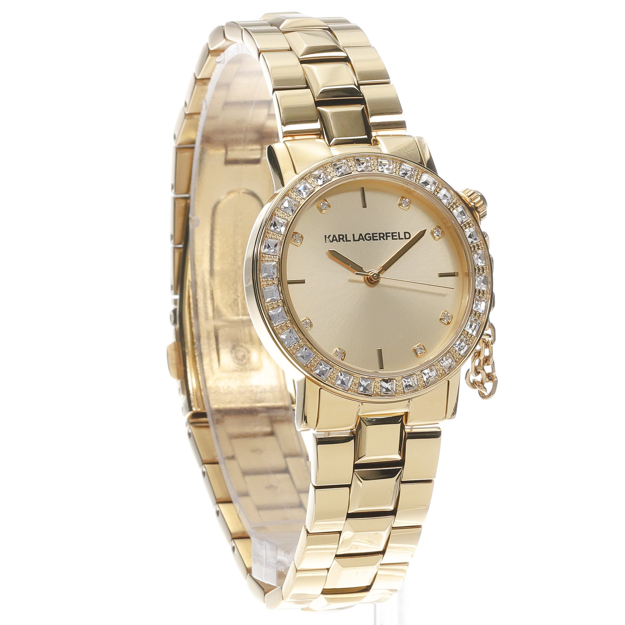 Karl Lagerfeld R0553100503 Damskie Crystals zegarek damski fashion-modowy mineralne - miniatura 3