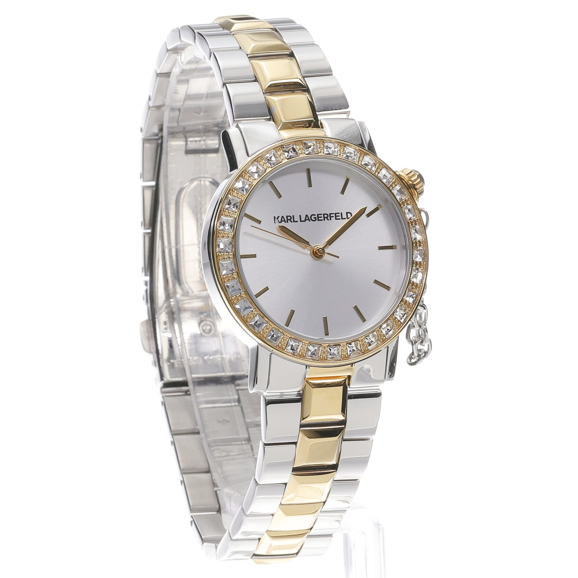 Karl Lagerfeld R0553100504 Damskie Crystals zegarek damski fashion-modowy mineralne - miniatura 3