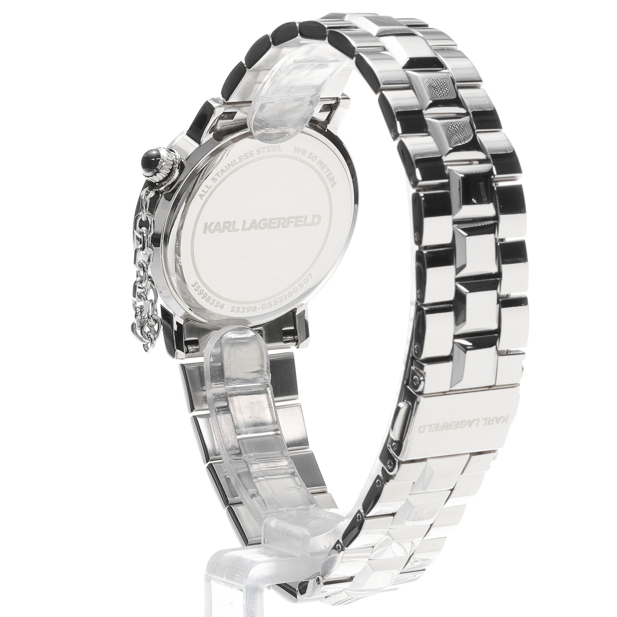 Karl Lagerfeld R0553100507 Crystals Damskie fashion-modowy zegarek srebrny - miniatura 4