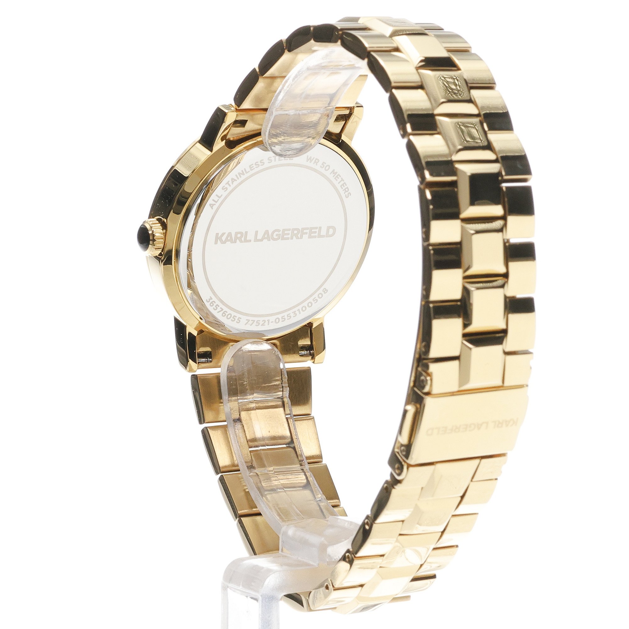 Karl Lagerfeld R0553100508 Crystals Damskie fashion-modowy zegarek złoty - miniatura 4